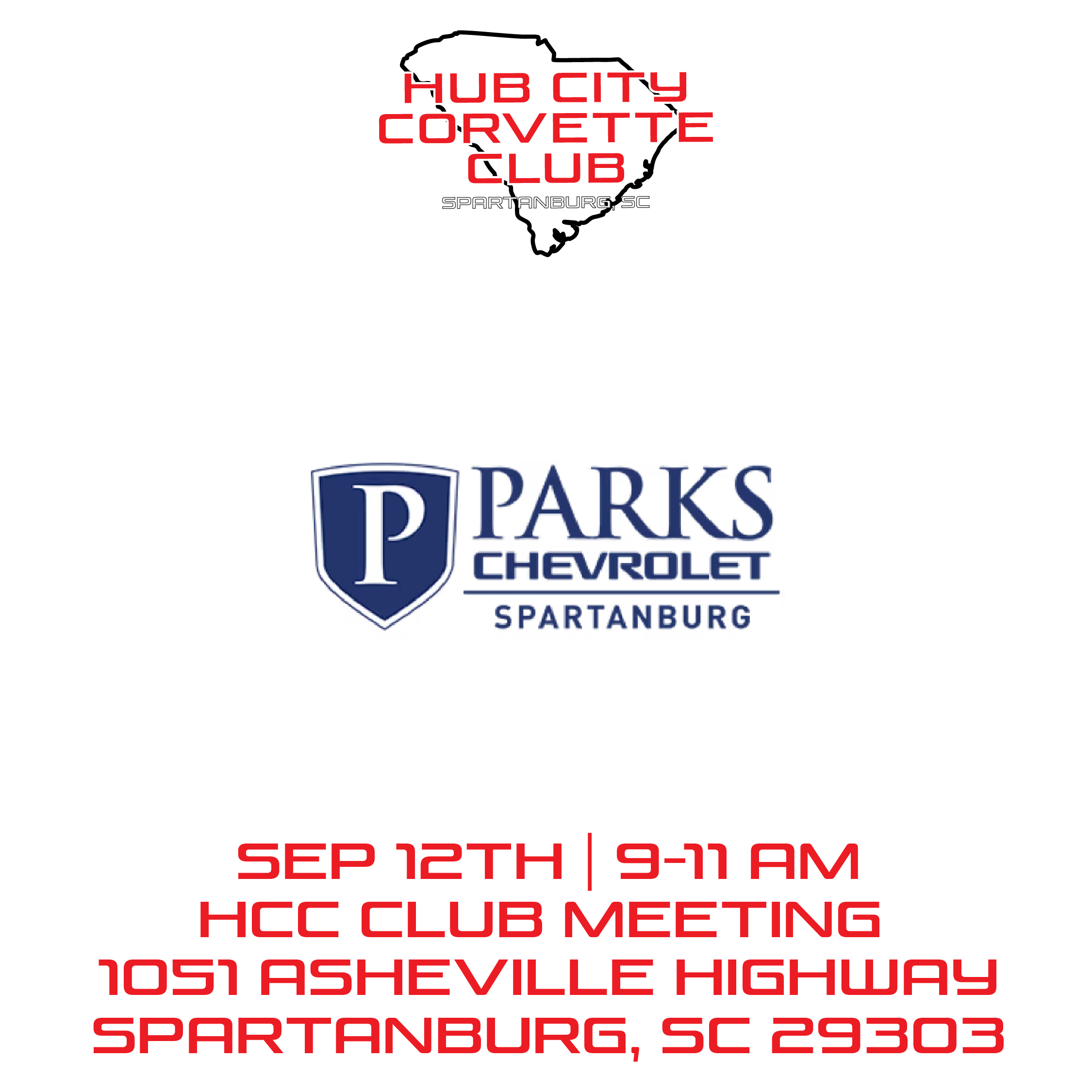 Hub City Corvette Club Meeting