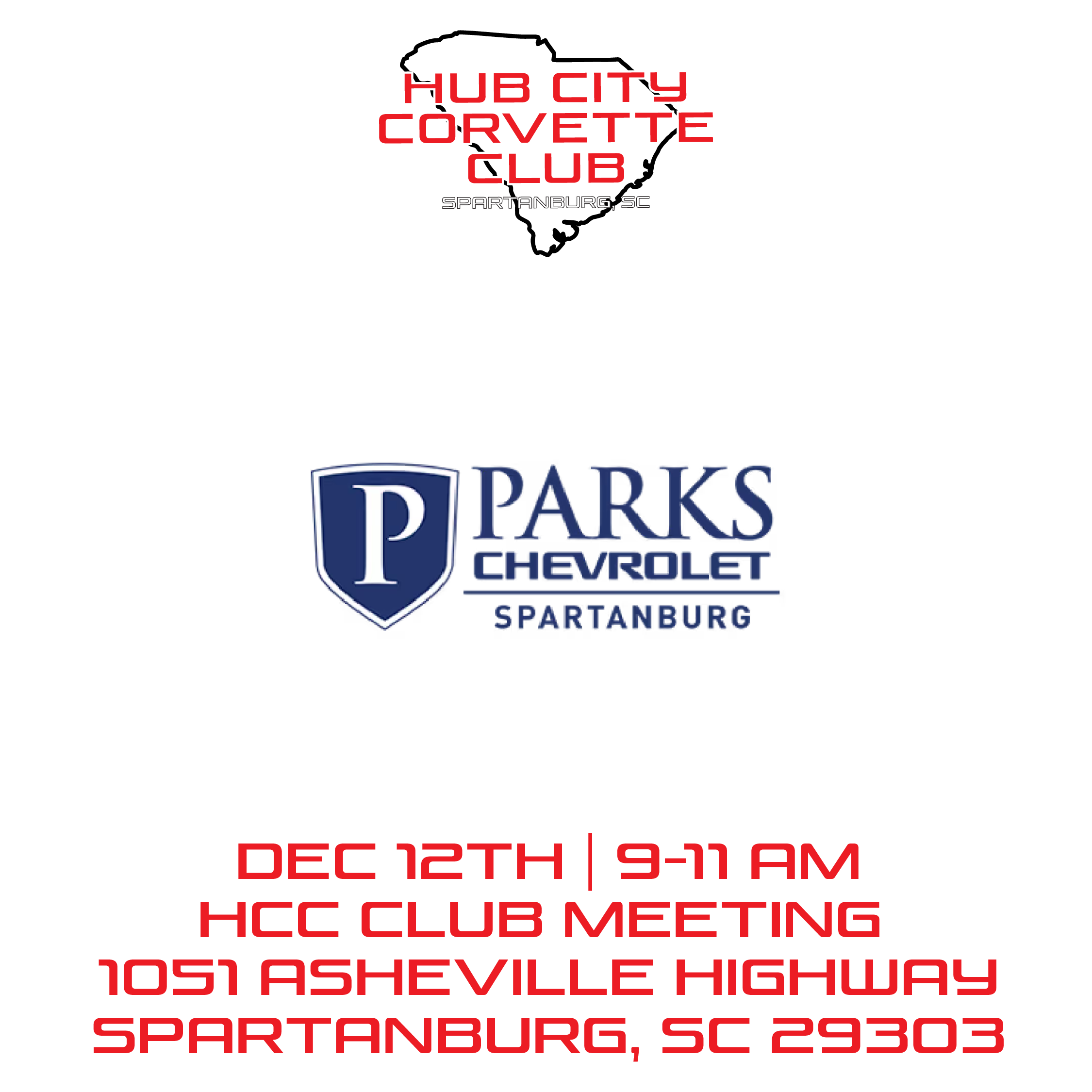 Hub City Corvette Club Meeting
