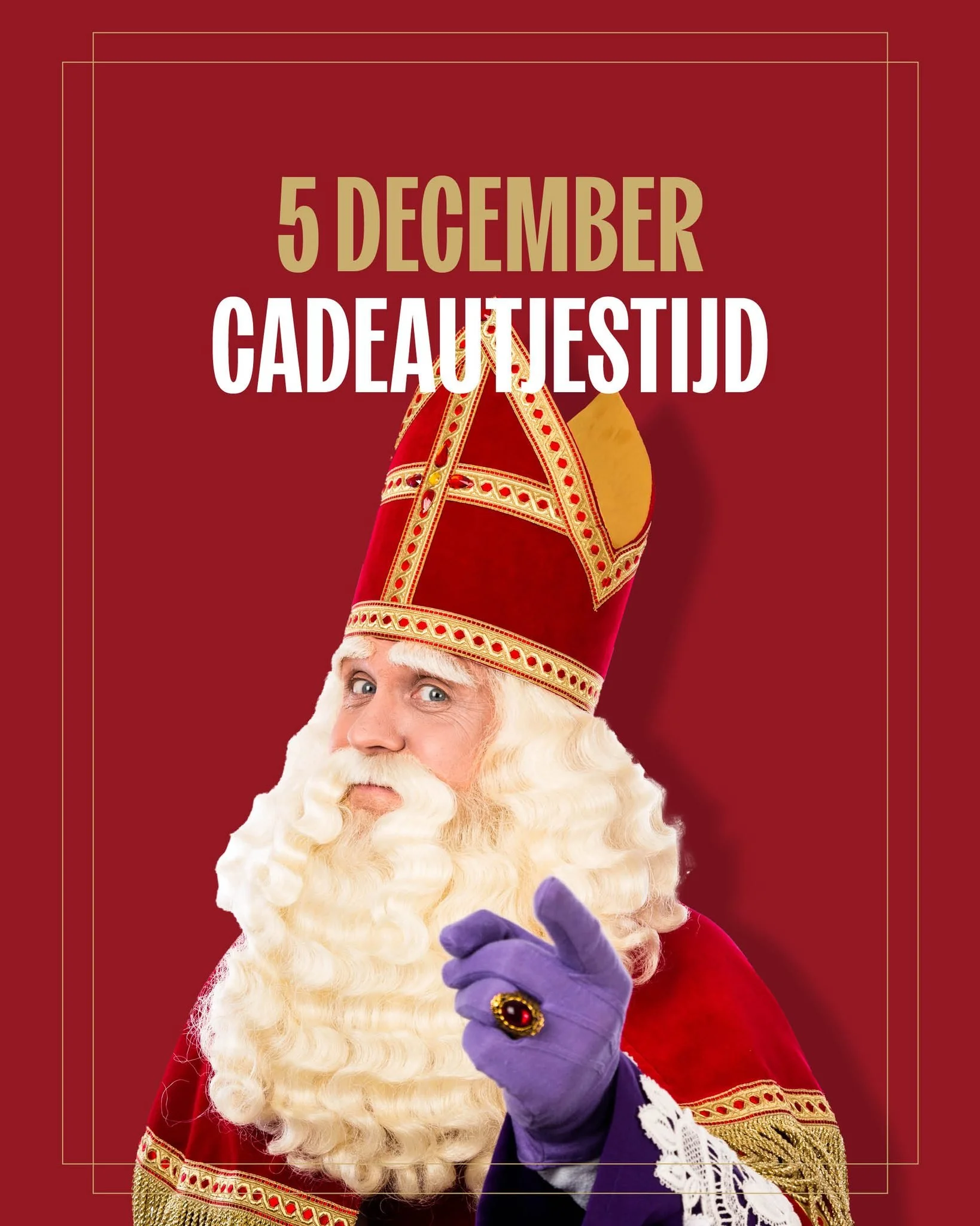 🎁 5 december = cadeautjestijd
Sinterklaasavond bij De Koetsier? Dan krijg je van ons een heerlijkcadeau:
5 gangen verrassingsmenu voor de prijs van 4.

Alleen op vrijdagavond 5 december. Geen uitzonderingen, geen gedoe. Gewoon reserveren, &lsquo;Sin