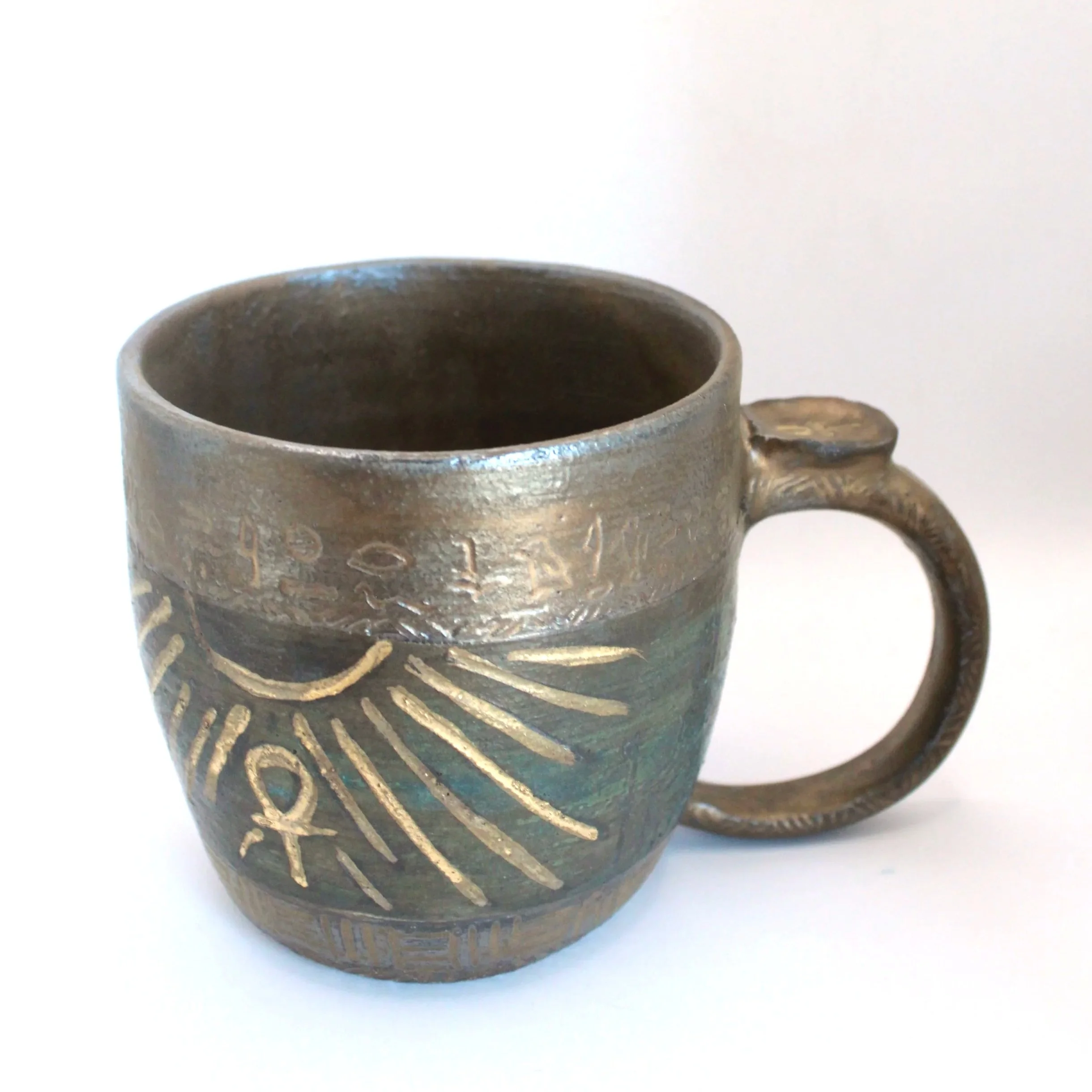 Ancient Egyptian Hieroglyphic Mug
