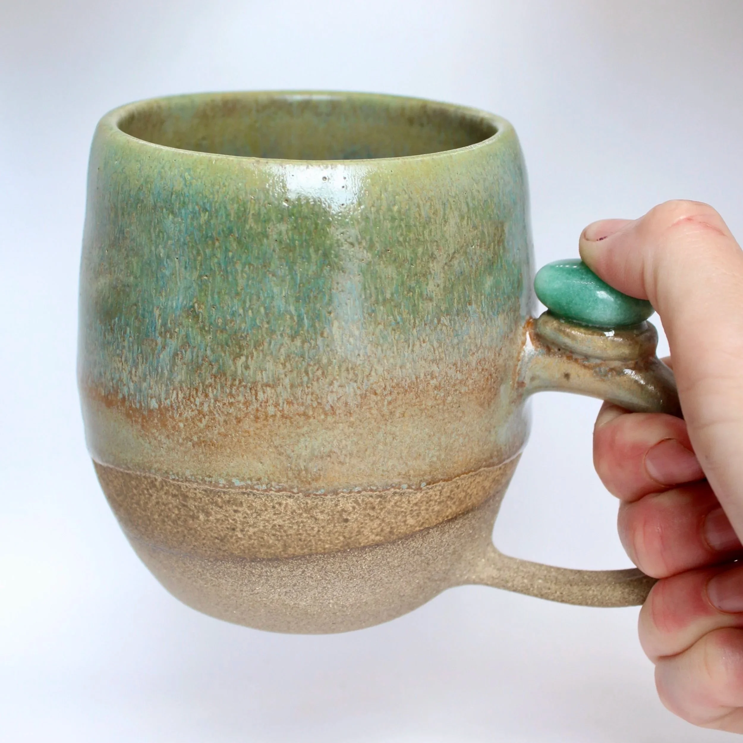 Green Aventurine Crystal Mug