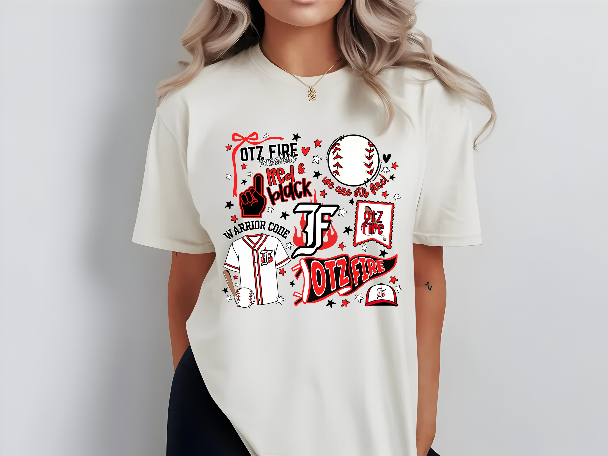 Fire Baseball Warrior Code Shirt
