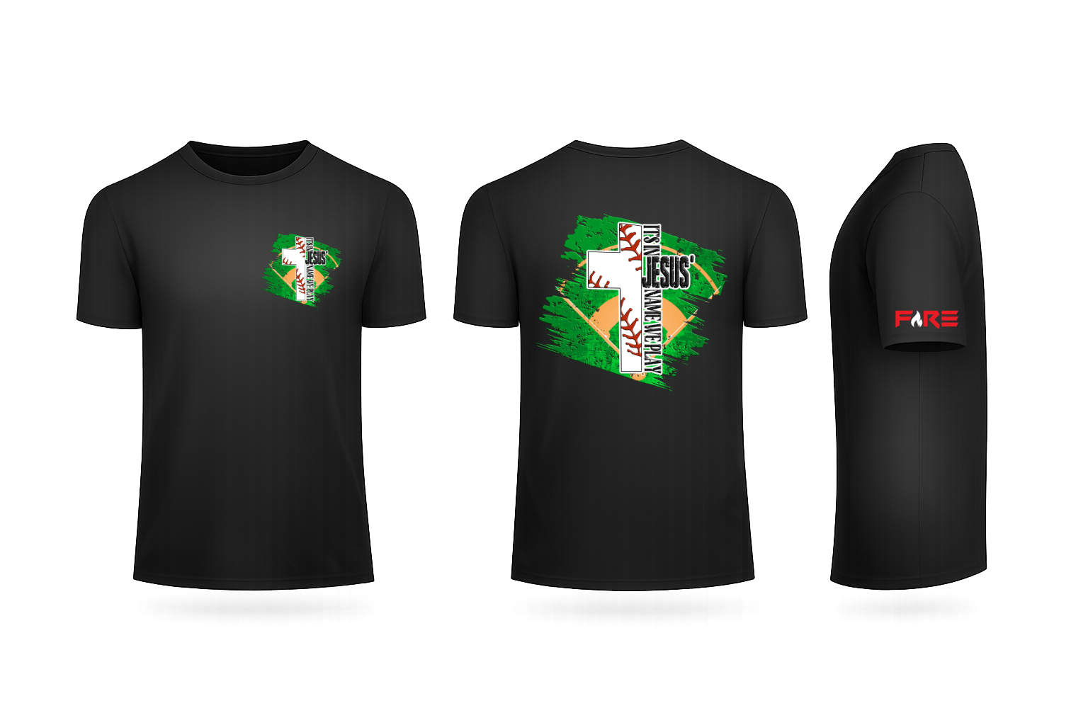 In Jesus name we play ( Black)