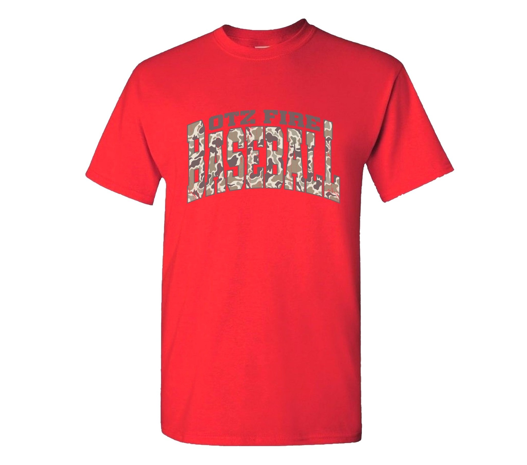 OTZ Fire Baseball Red Camo