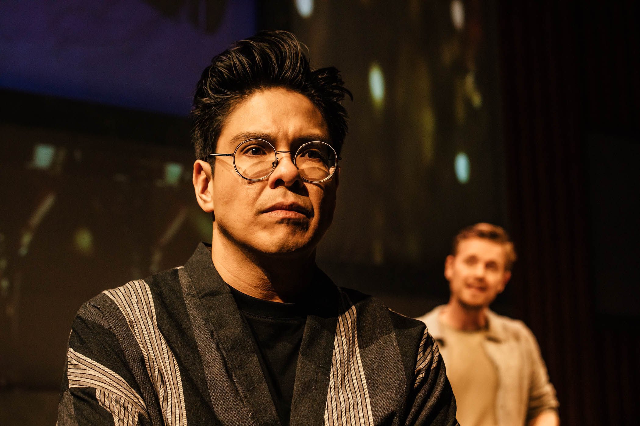 George Salazar and Rick Cosnett. Photo by Jeff Lorch12.jpg