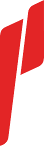 abstract red shape on a transparent background