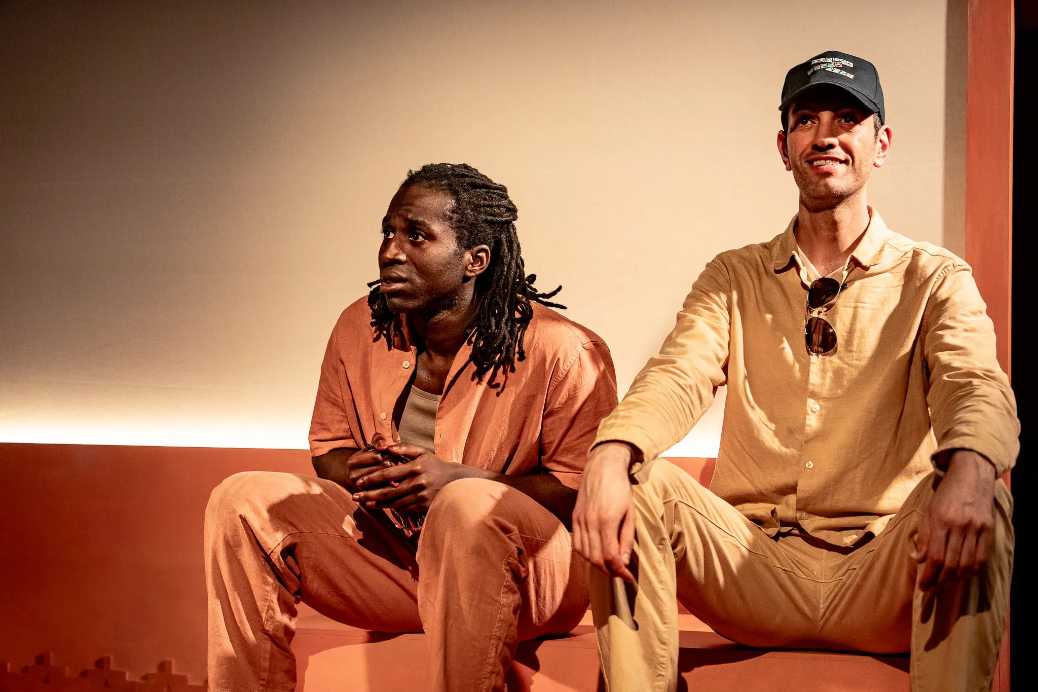 Costume dyeing for ‘Little Brother’ at the Jermyn street theatre. Costume design by Maariyah Sharjil.