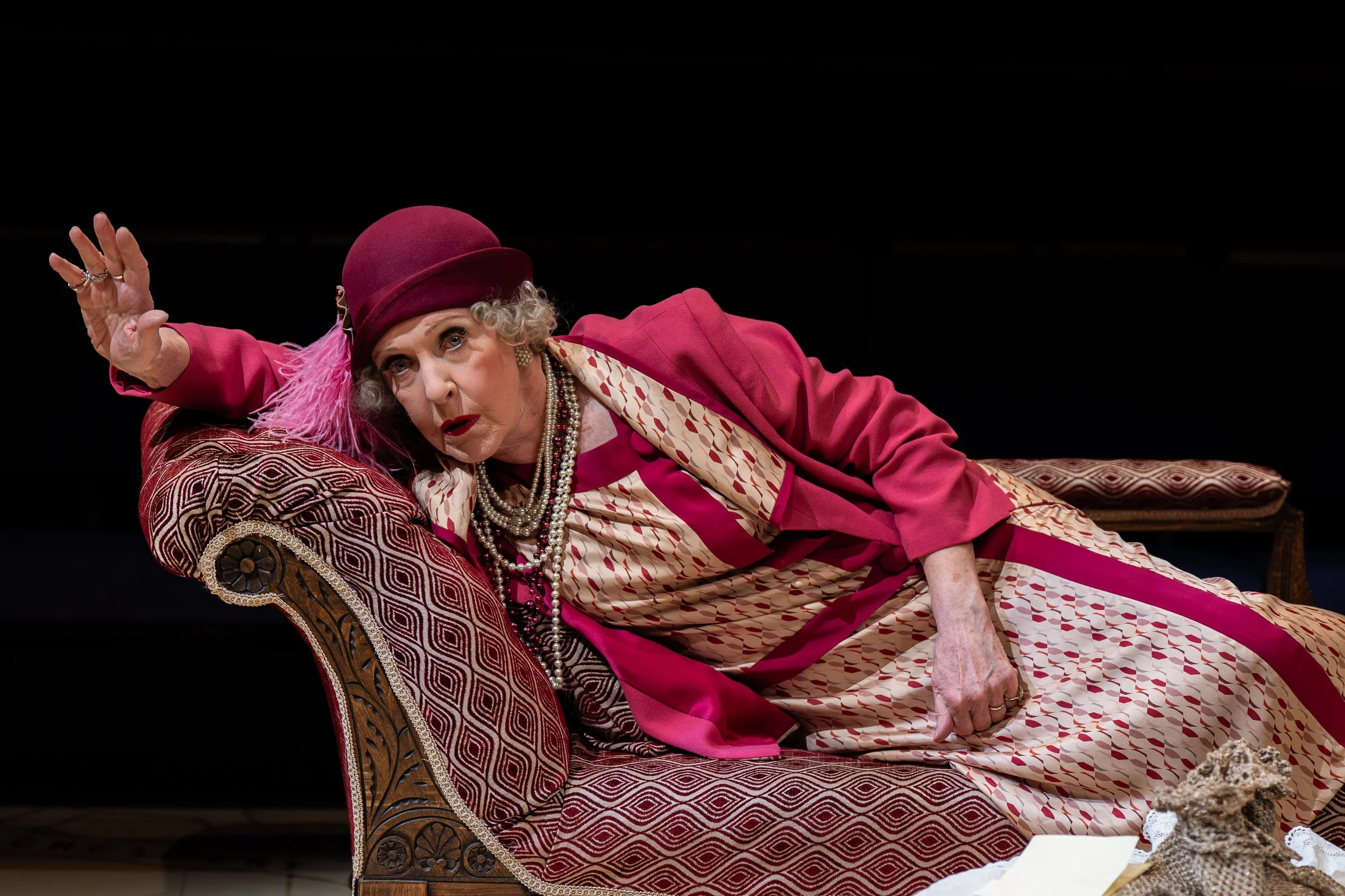 Patricia Hodge in Rivals at the Orange Tree theatre 
Photo by Ellie Kurtzz