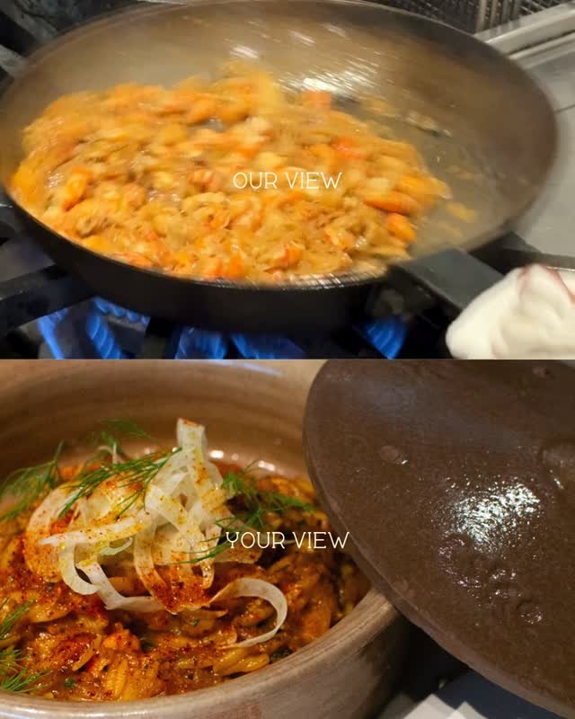 But we still saw the same thing, right? 👀
A table full of dishes meant to be passed around, a little smoke from the charcoal grill, and no such thing as ordering just for yourself.
Just the way dinner should be.