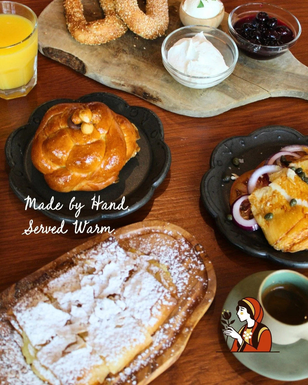 Before the table fills, the kitchen does.

Flour on the workbench. Dough resting beneath a cloth. Phyllo folded by hand. Something sweet beginning to caramelize in the oven. Pastry has always felt at home in the kind of Greek cooking we love most. Th