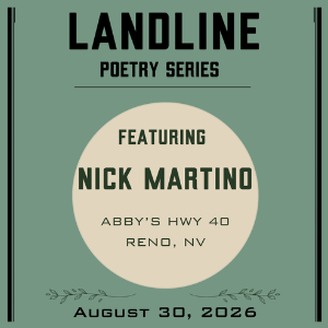Landline Poetry Series featuring Nick Martino