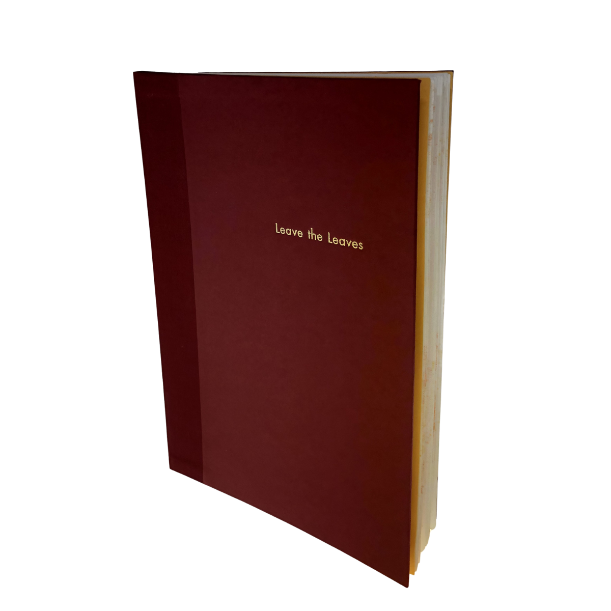 Leave the Leaves - Artist Book