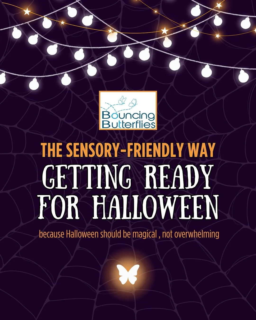 🎃✨ The sensory-friendly way to get ready for Halloween! ✨🎃

Because Halloween should be magical, not overwhelming 💜

We wanted to share simple, sensory-friendly tips to help make this spooky season fun for everyone!

👉 Swipe through to see how yo