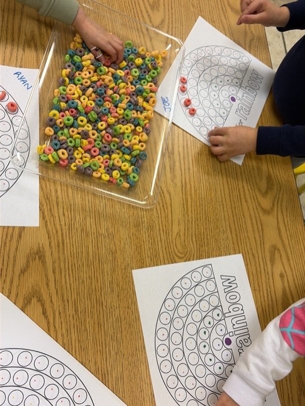 Our little learners at Antzy Pantz Preschool had a blast creating colorful rainbows using Fruit Loops today! From sorting colors to building patterns, this sweet activity was packed with fun, creativity, and a little taste-testing too 😄

Learning ha