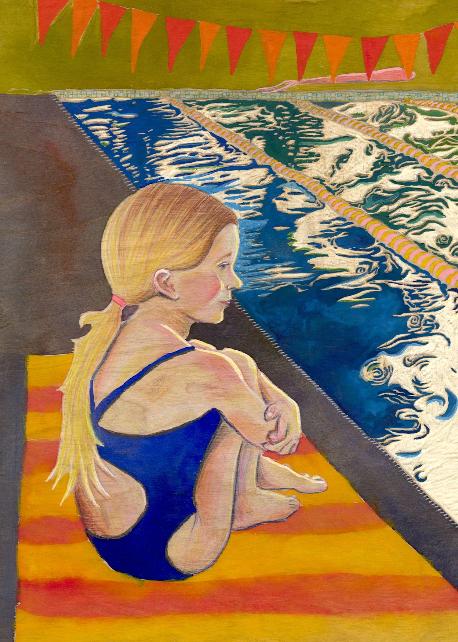 "Just Watching" 11"x14"