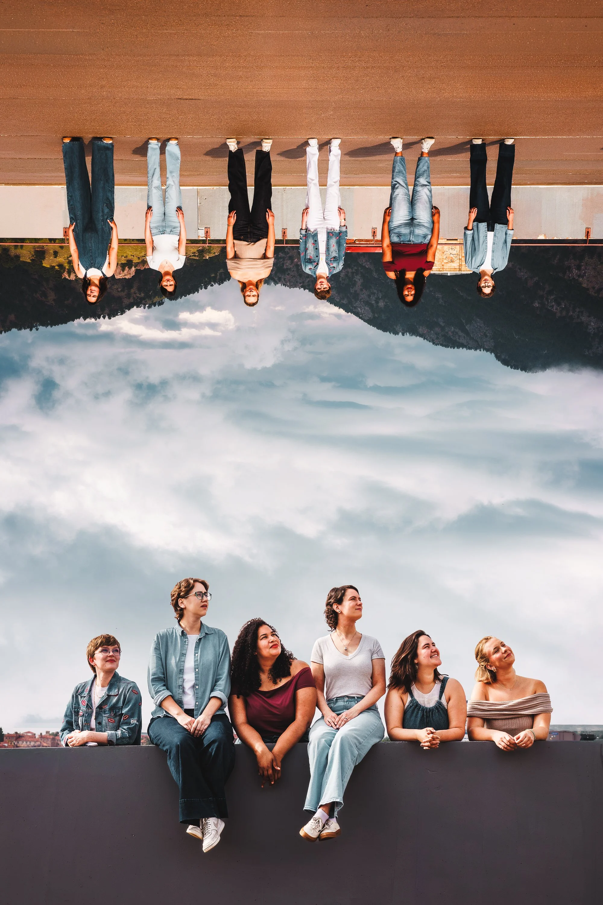 Lyyra posing for album release and music promotional photography in Colorado.