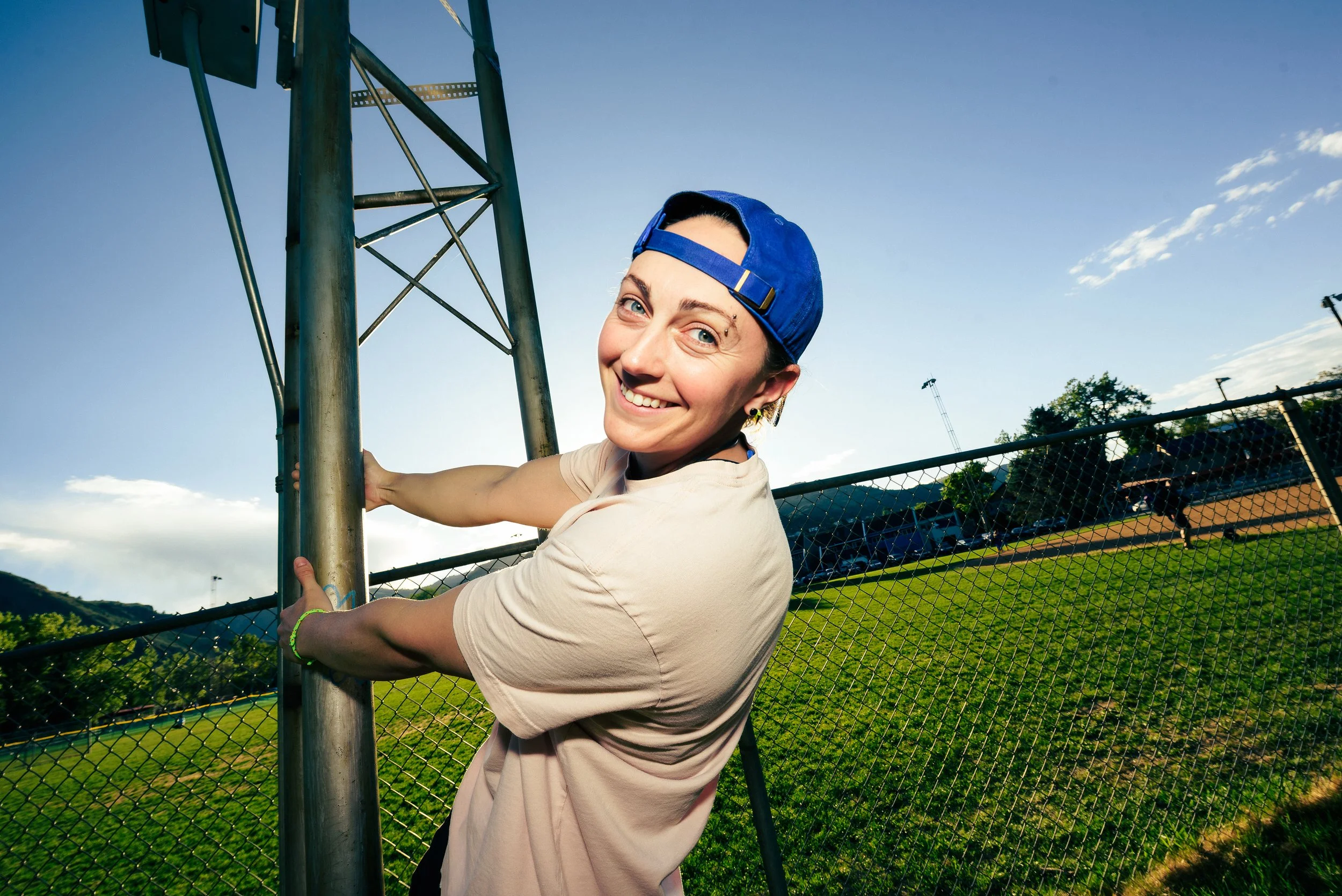 Creative portrait session in Denver with bold styling, personal expression, and images designed for social media, websites, profiles, and promotion.