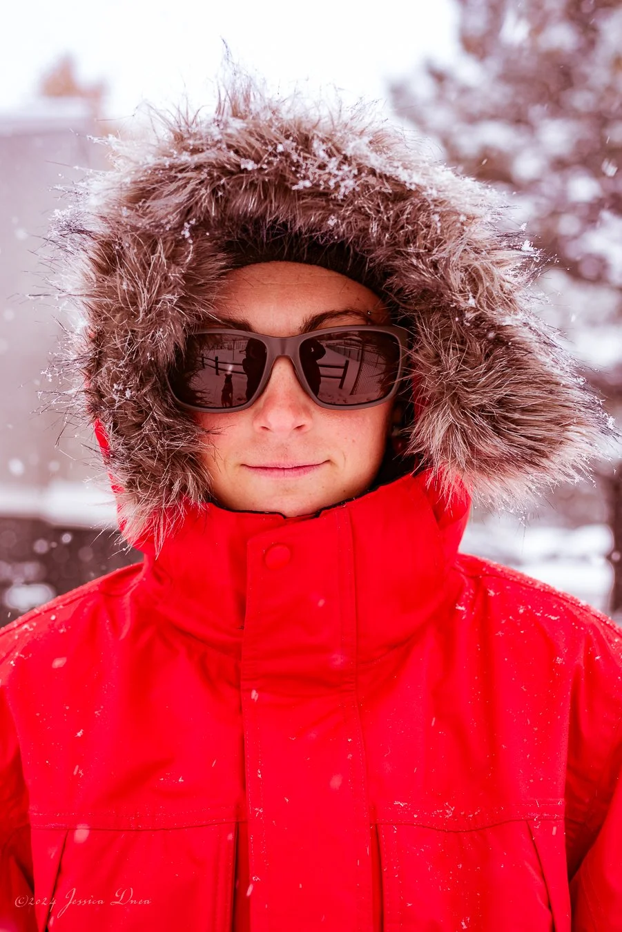 Natural-light portrait captured on location in Colorado Lauryn Yevincy