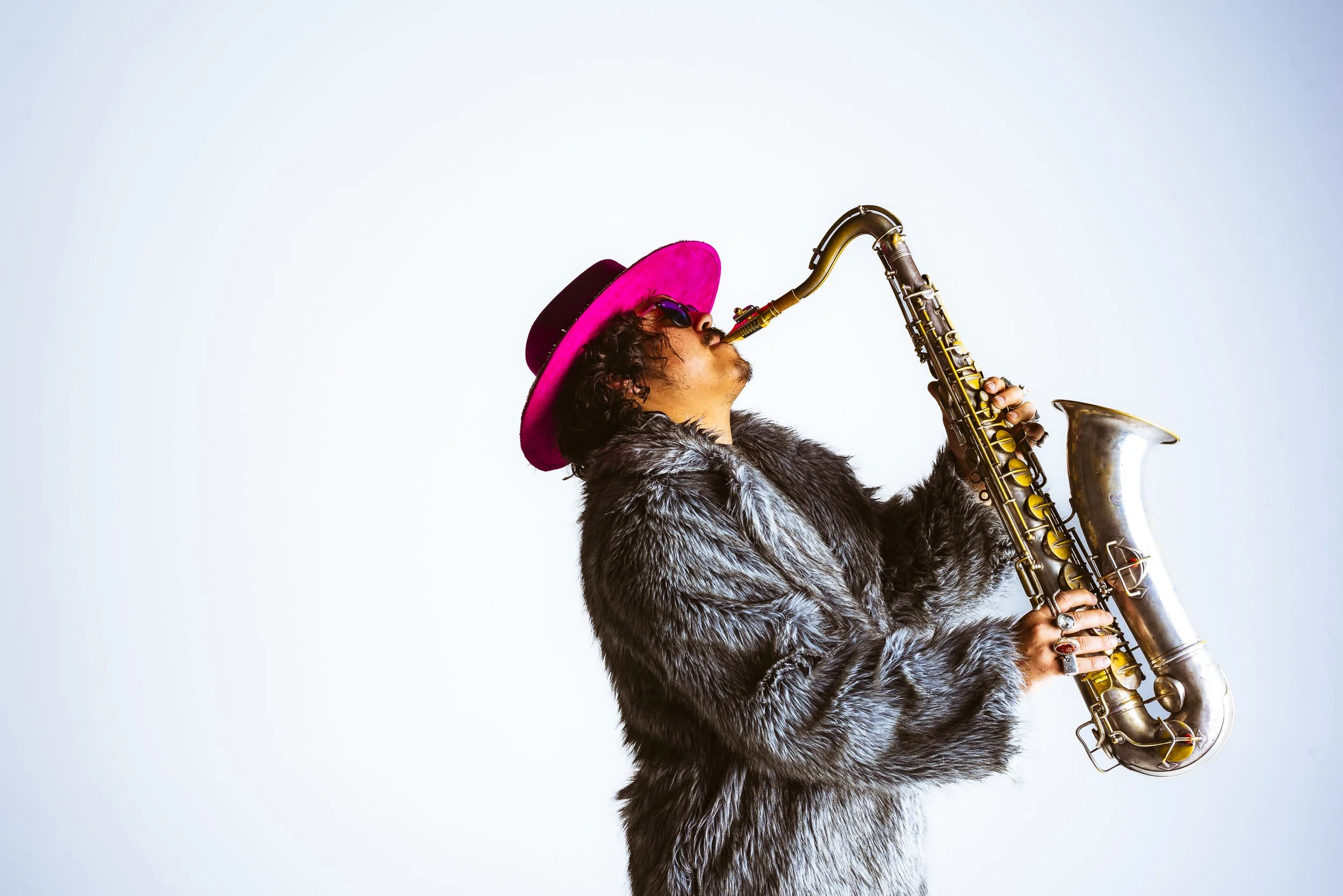Press photo session for a musician in Denver, Colorado
Ty Pina. Sax. Saxophone. Boogie Lights