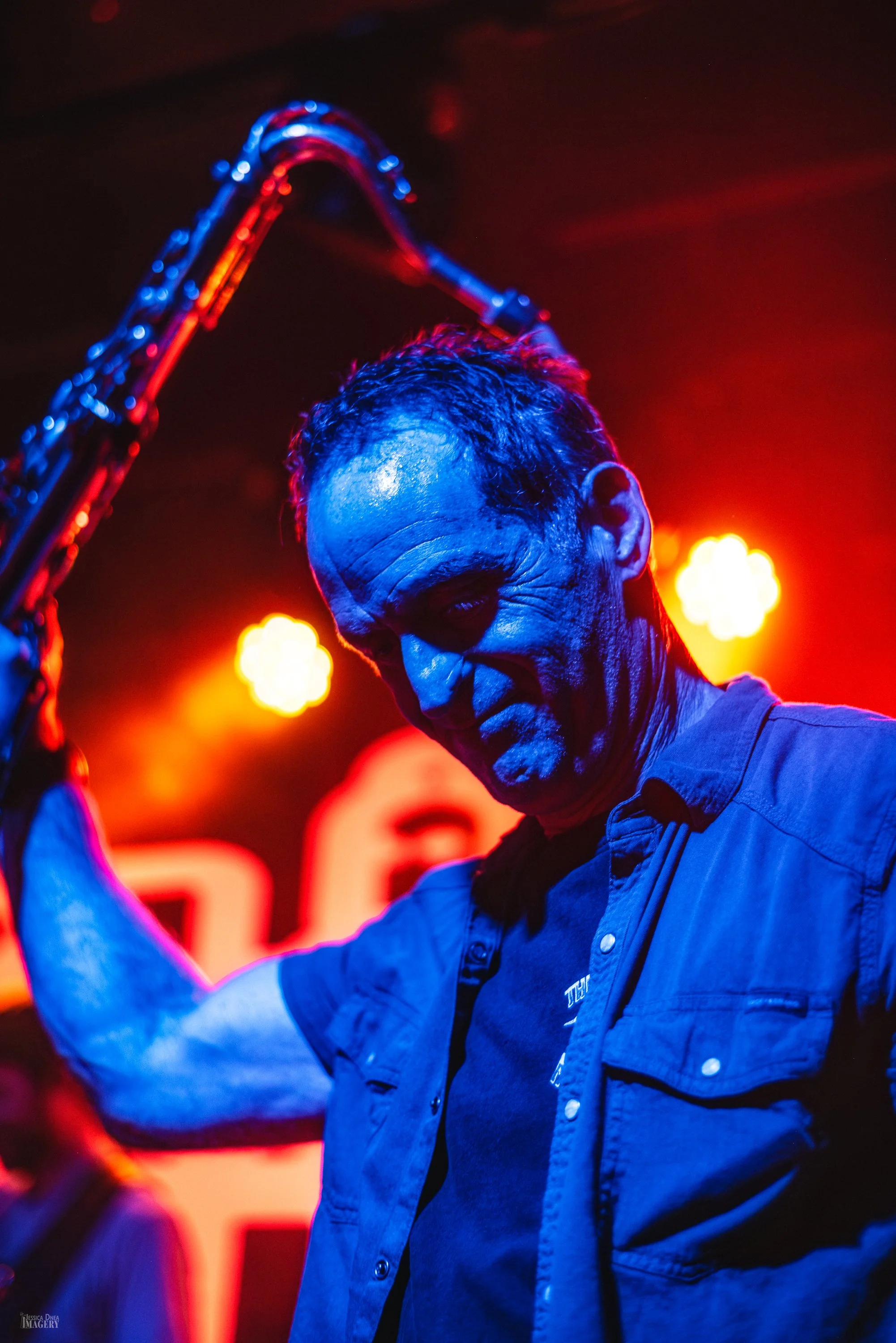 Denver live music photography at a concert venue Giant Walking Robots Lost Lake