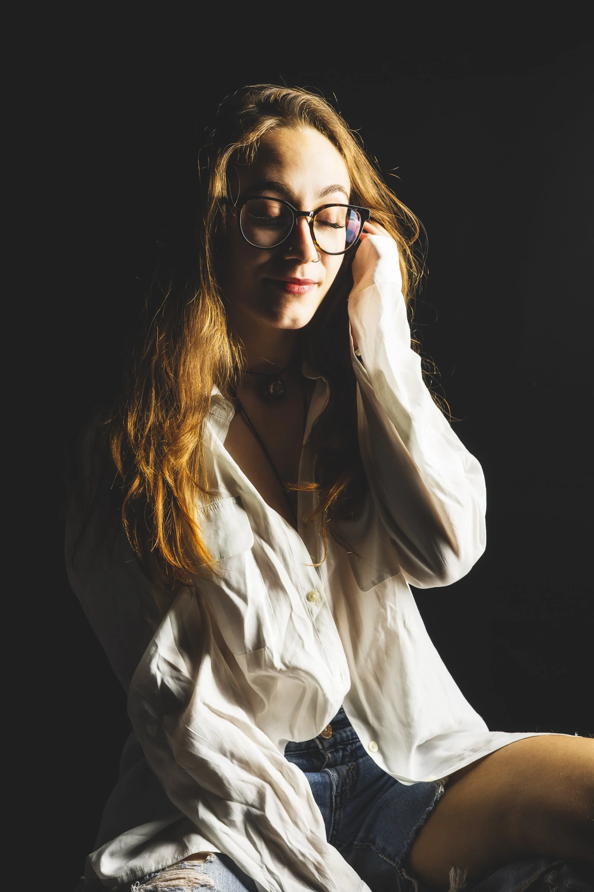 Professional studio portrait photo for personal branding Cheyenne Clay