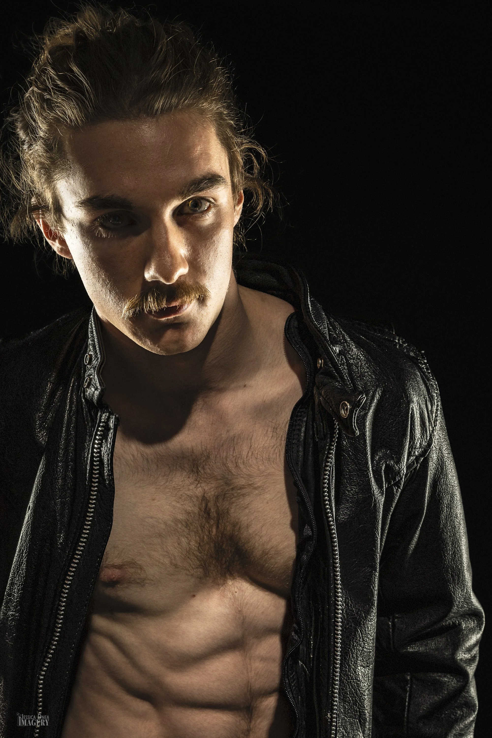 Studio portrait session in Denver with controlled lighting Alder Bloomfield