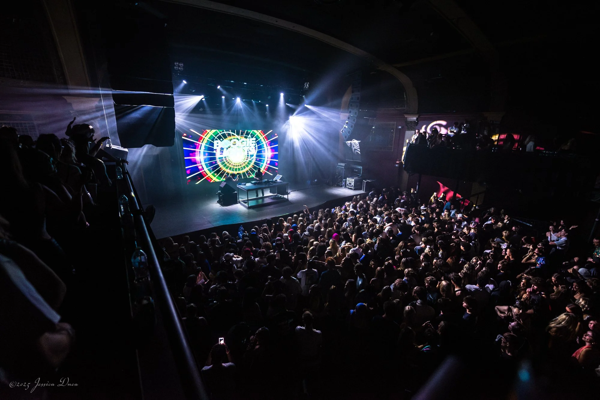 Denver live music photography at a concert venue Boogie Lights