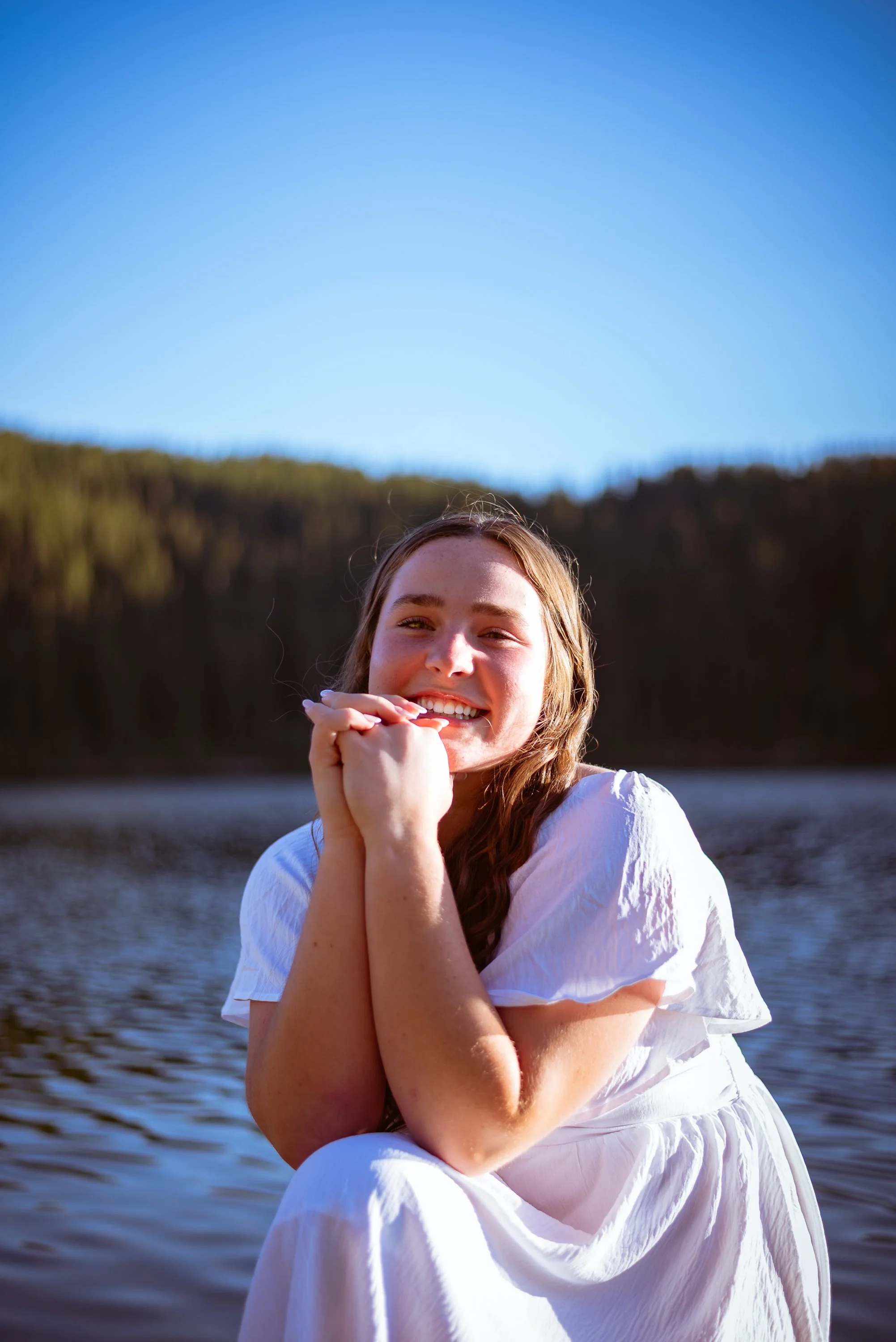 Natural-light portrait captured on location in Colorado senior portrait photographer