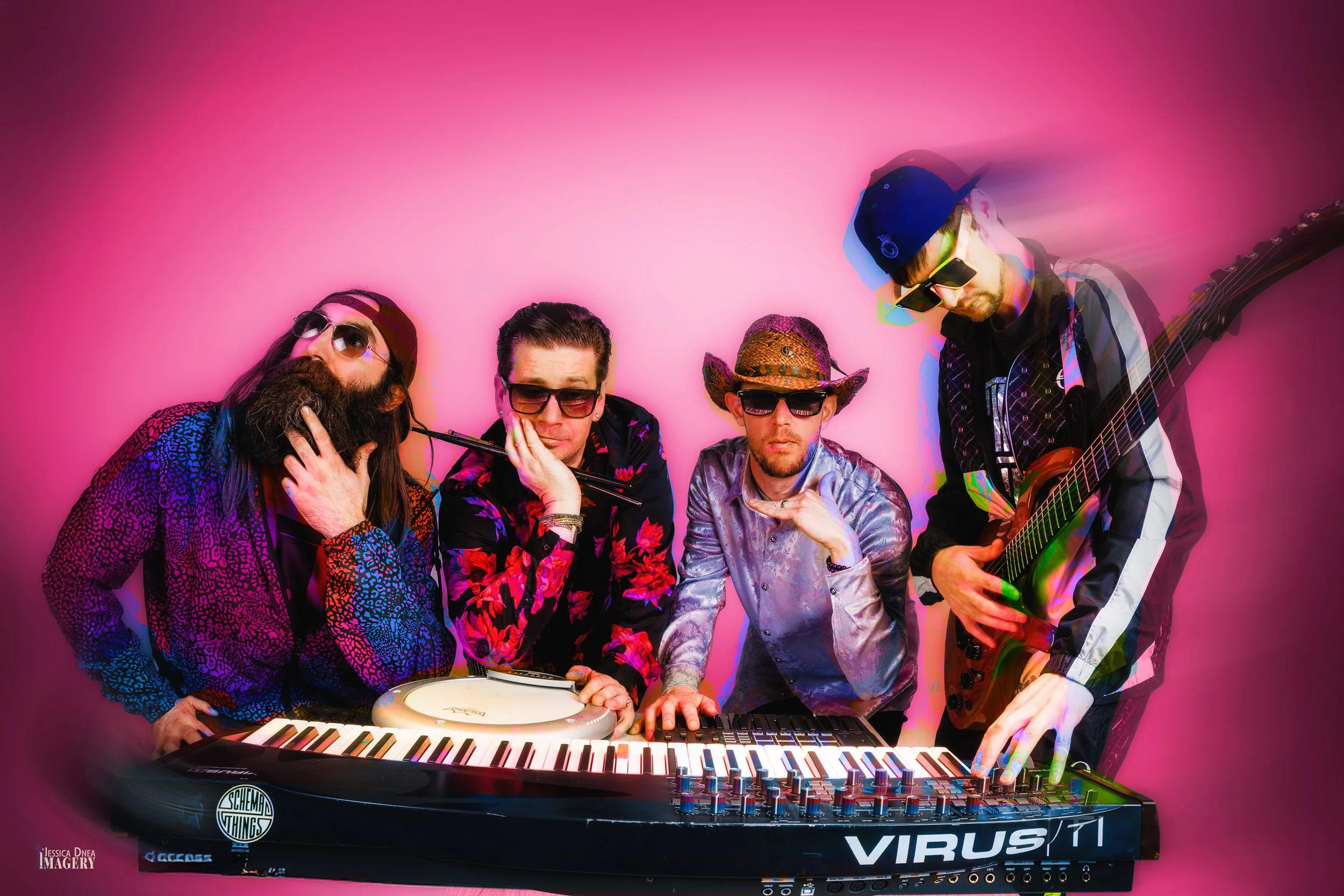 Professional promotional photography for musicians, bands and performers by Denver press photographer Jessica Dnea Imagery.