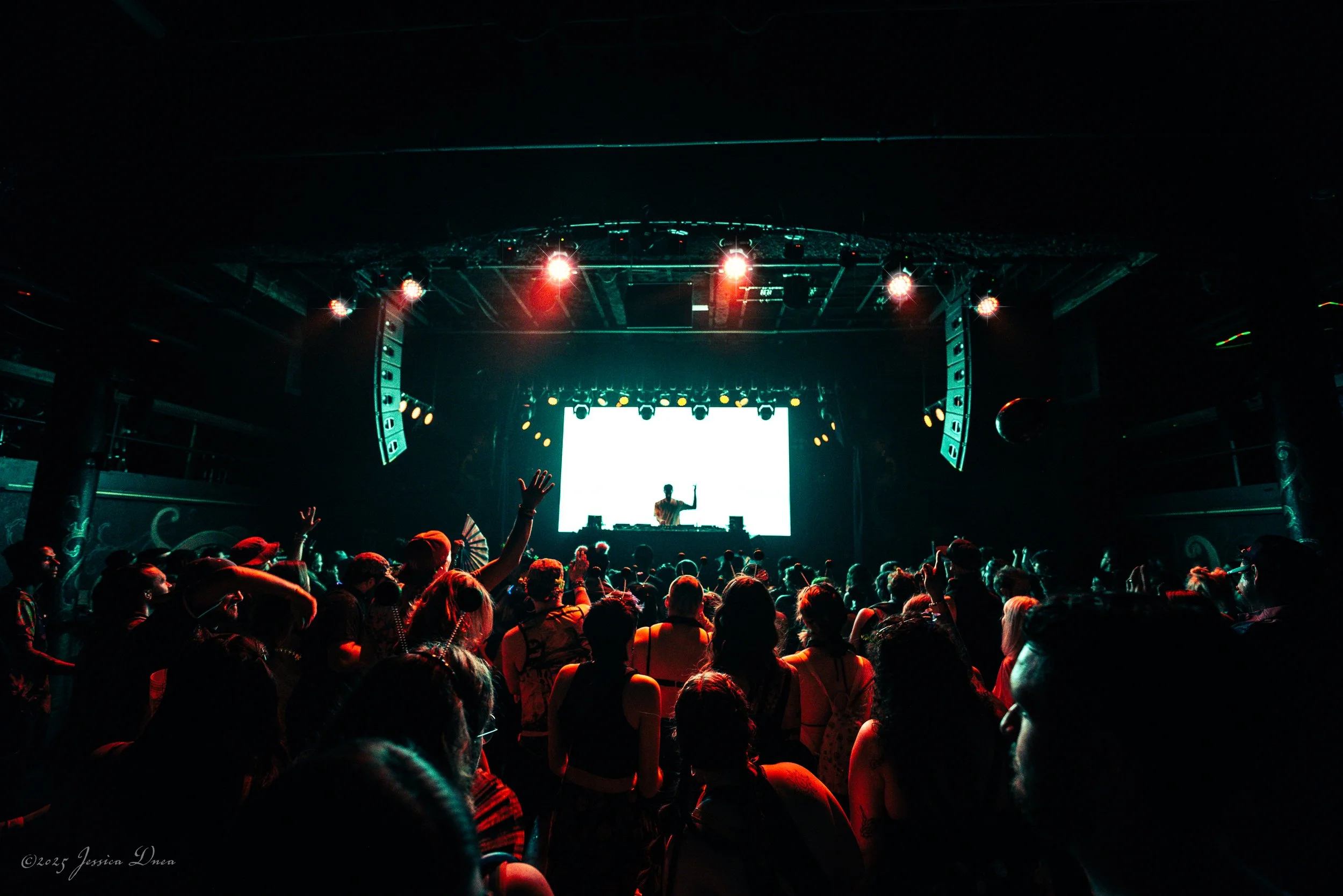 Performance photo captured during a live set in Denver Koy.wav Cervantes Masterpiece Ballroom