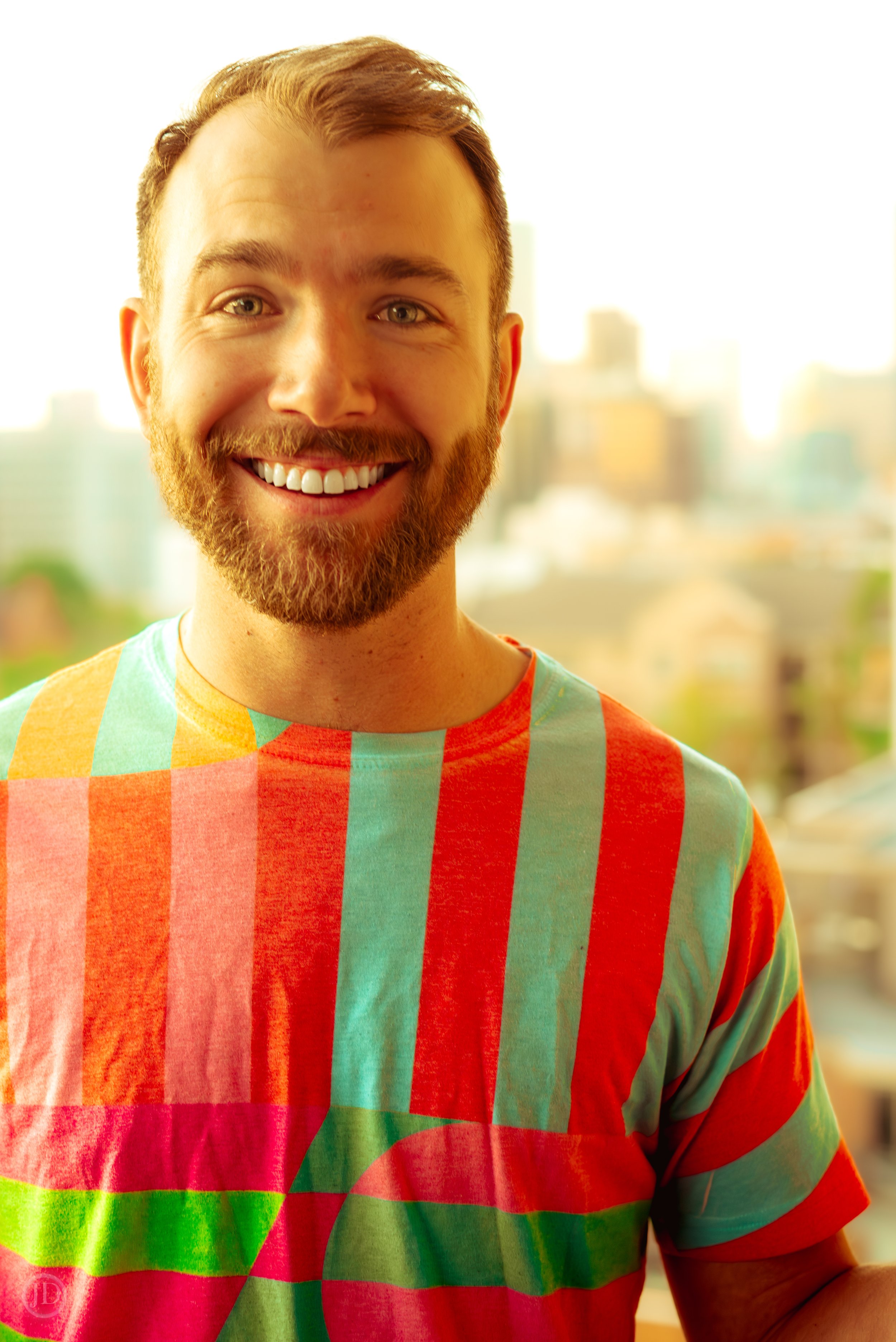 On-location portrait photo with modern, editorial feel  Boogie Lights