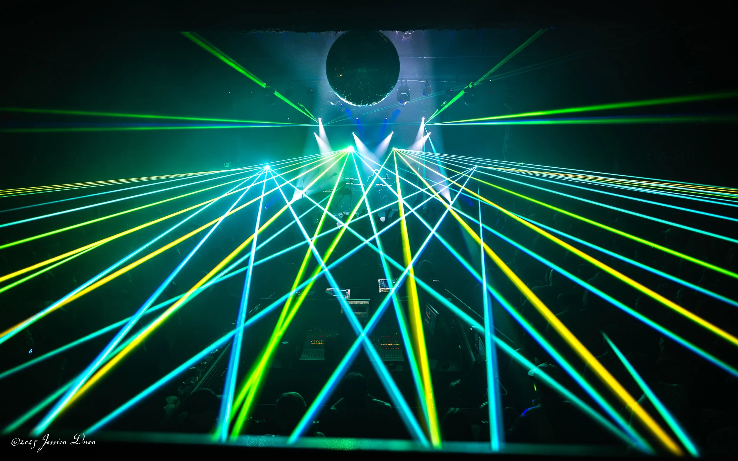 Live show photo with stage lighting and venue atmosphere Sunsquabi Cervantes Masterpiece Ballroom