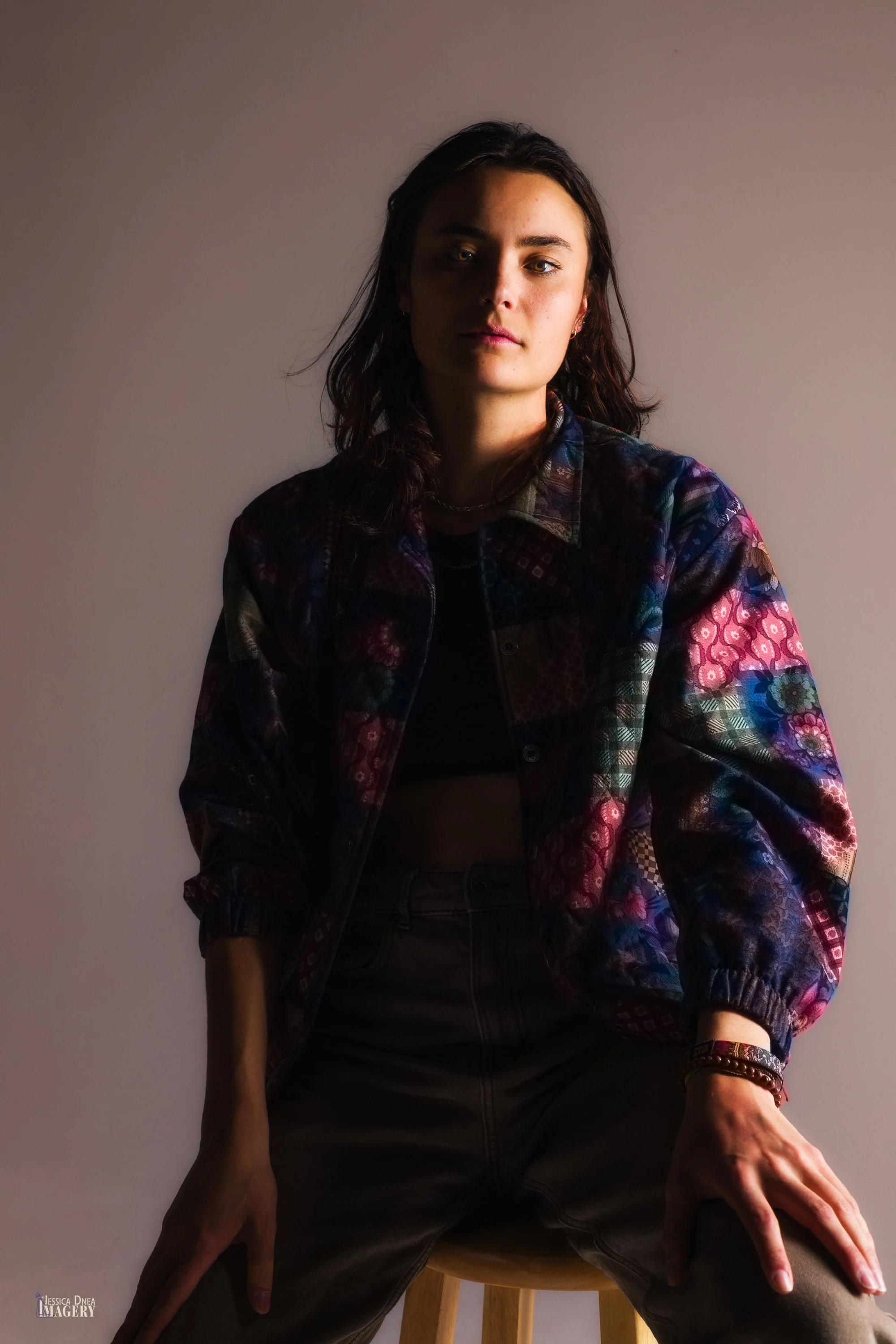 Studio portrait photography in Denver with clean lighting, directed posing, and edited high-resolution images.