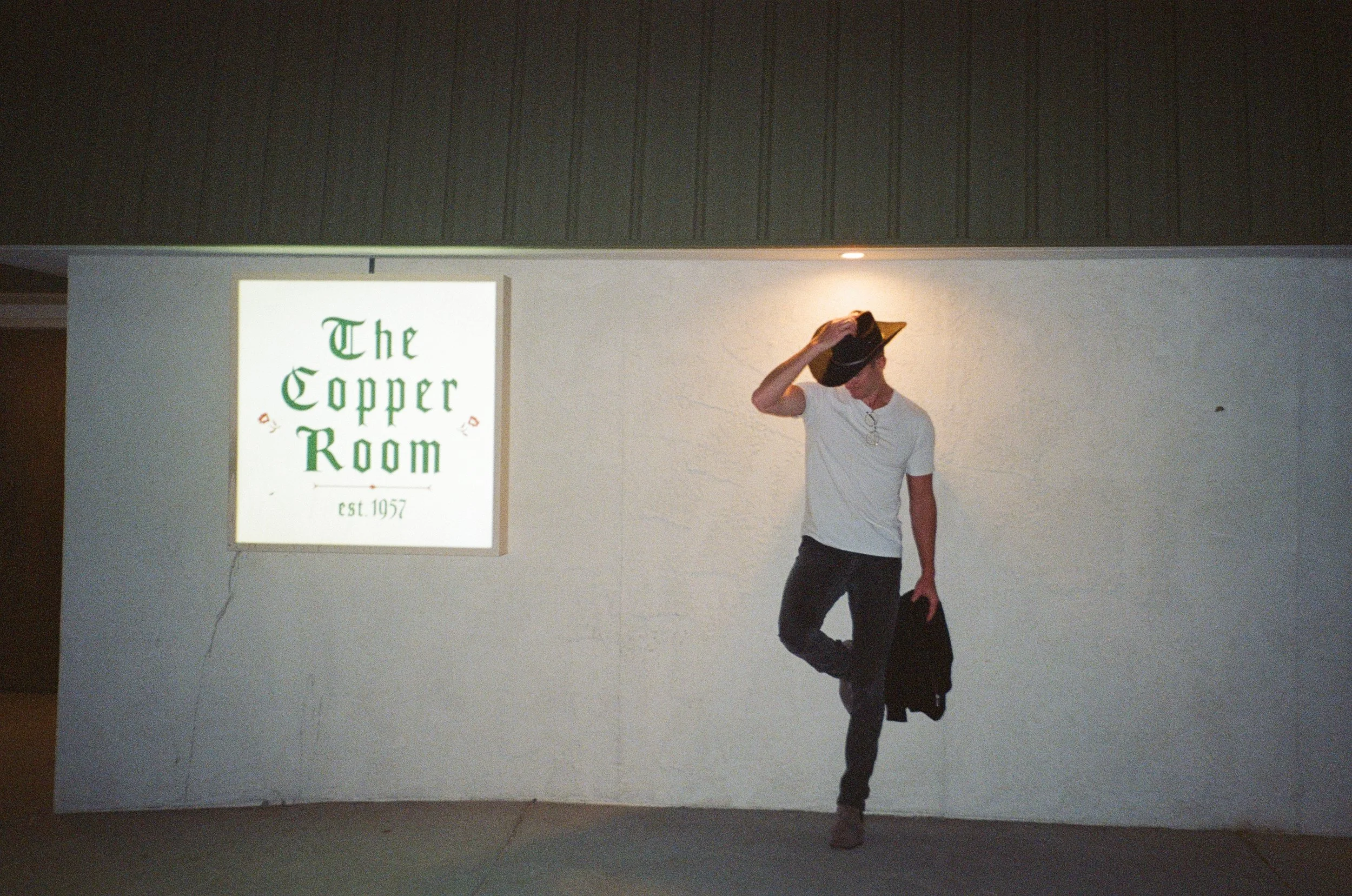 Desert town street view in Pioneertown near Joshua Tree
