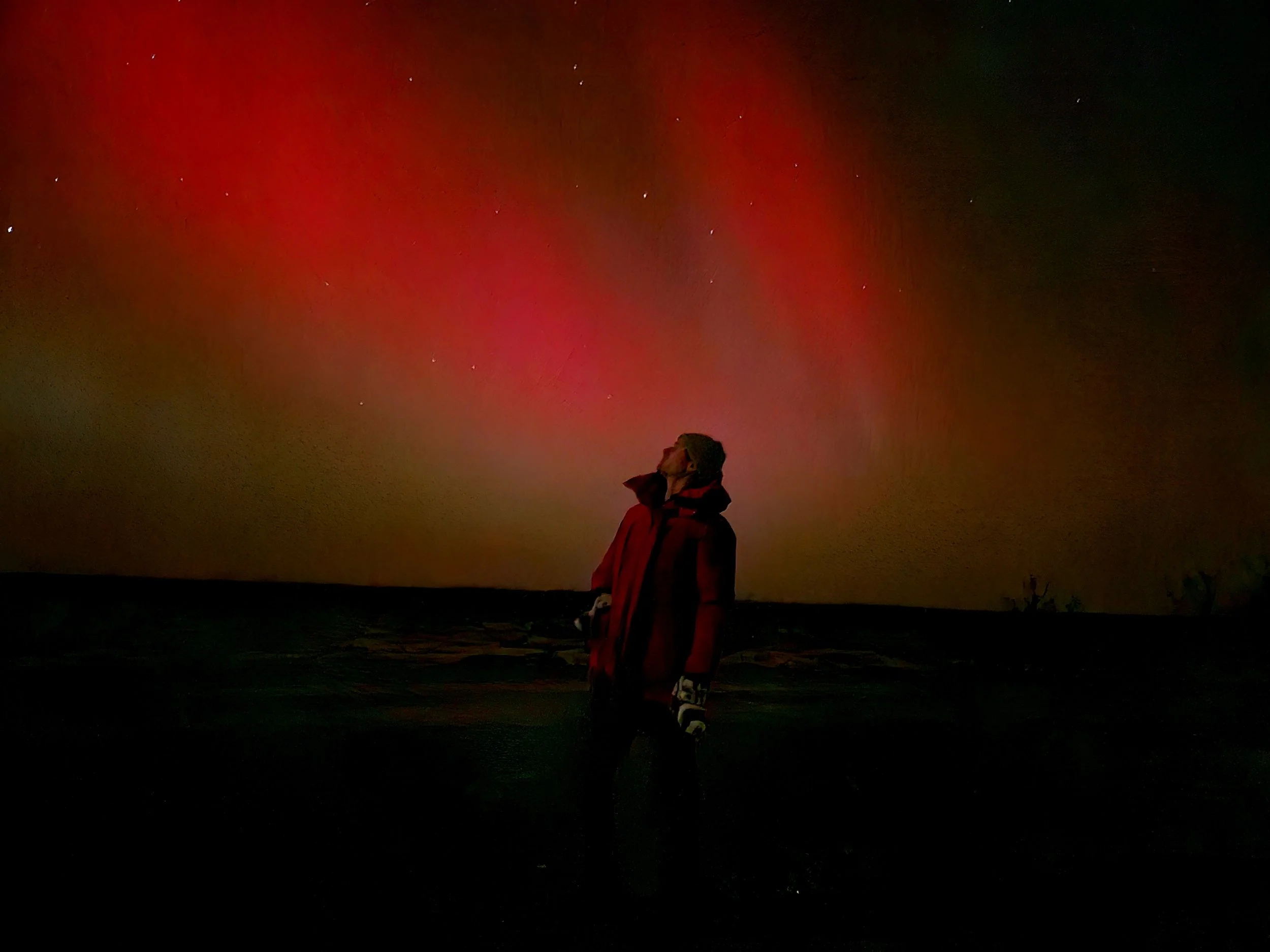 Epic Northern Lights Photo in Winter In Iceland
