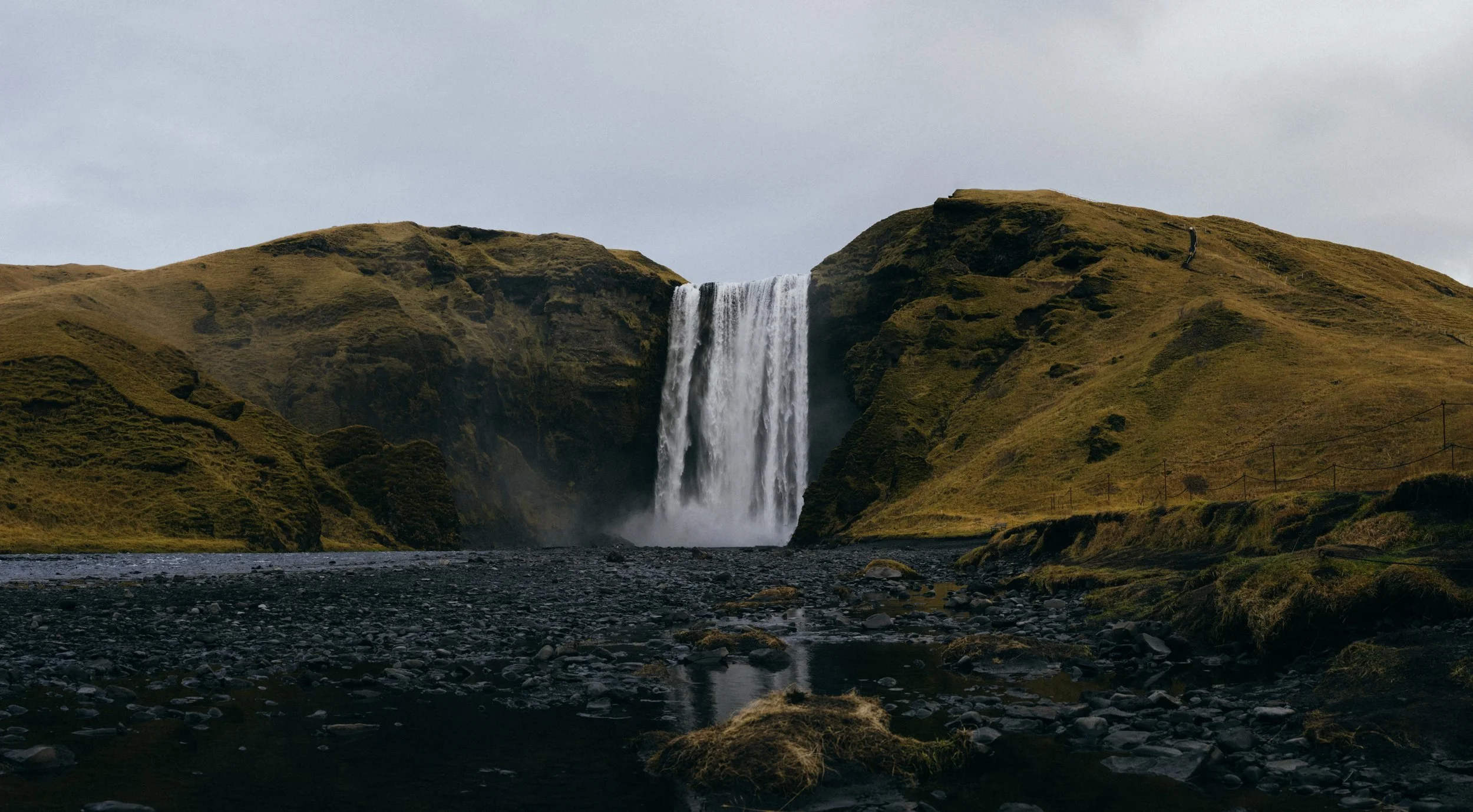 Skogafalls waterfall photo in Iceland
