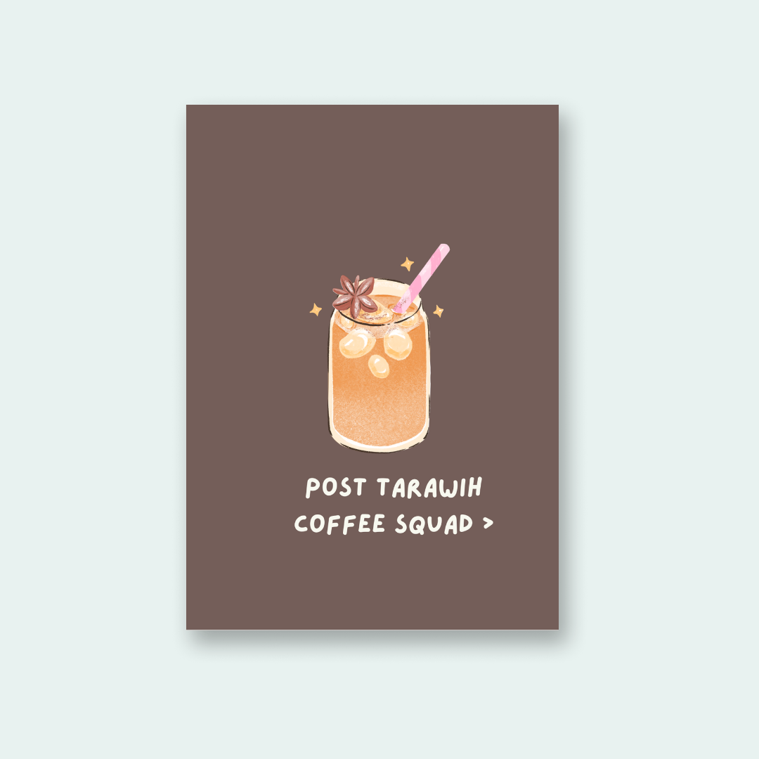 Tarawih Coffee Eid Card