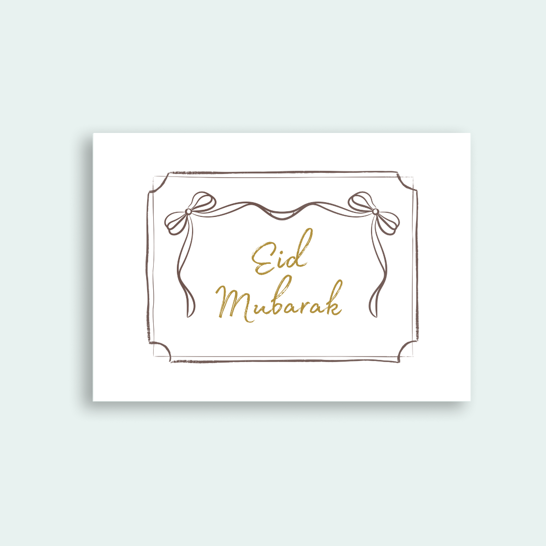 Vintage Bow Eidi Envelope