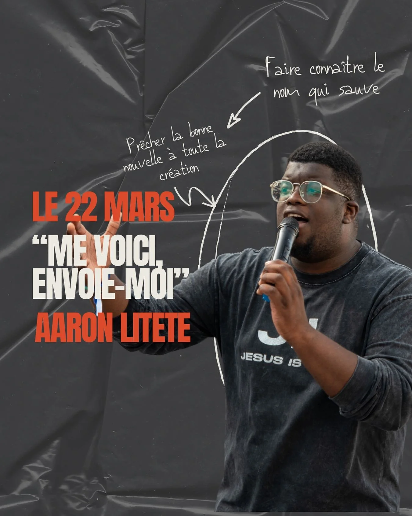 Nous avons h&acirc;te de vous retrouver le 22 mars pour une double surprise !!! La premi&egrave;re c&rsquo;est que nous aurons @aaronlt_ et son &eacute;quipe qui viendra nous enseigner et &eacute;quiper sur l&rsquo;&eacute;vang&eacute;lisation ! Une 