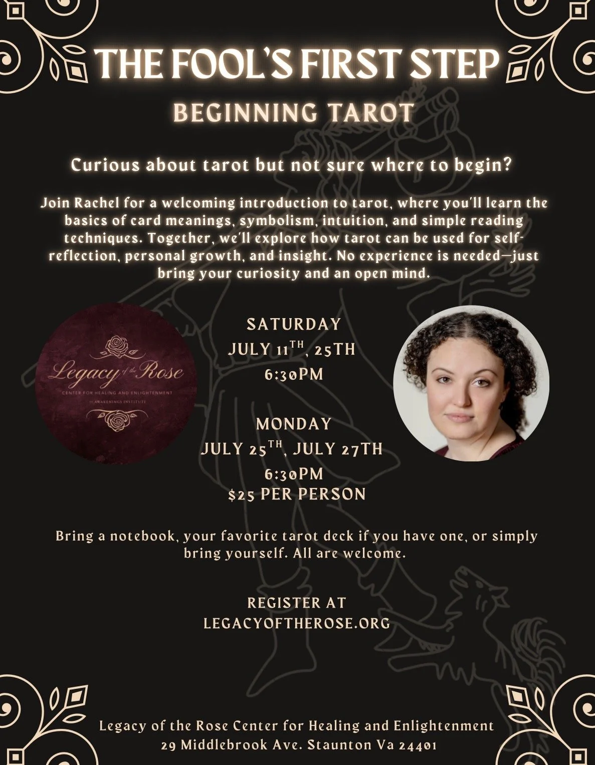 The Fool's First Step: Beginning Tarot