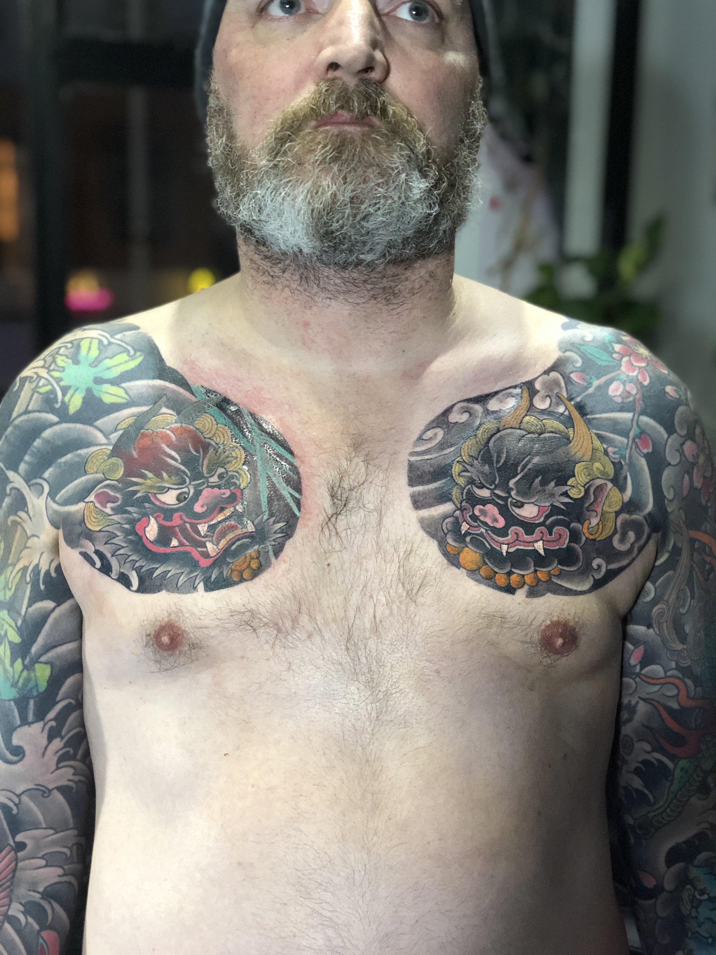 Japanese tattoo Chest
