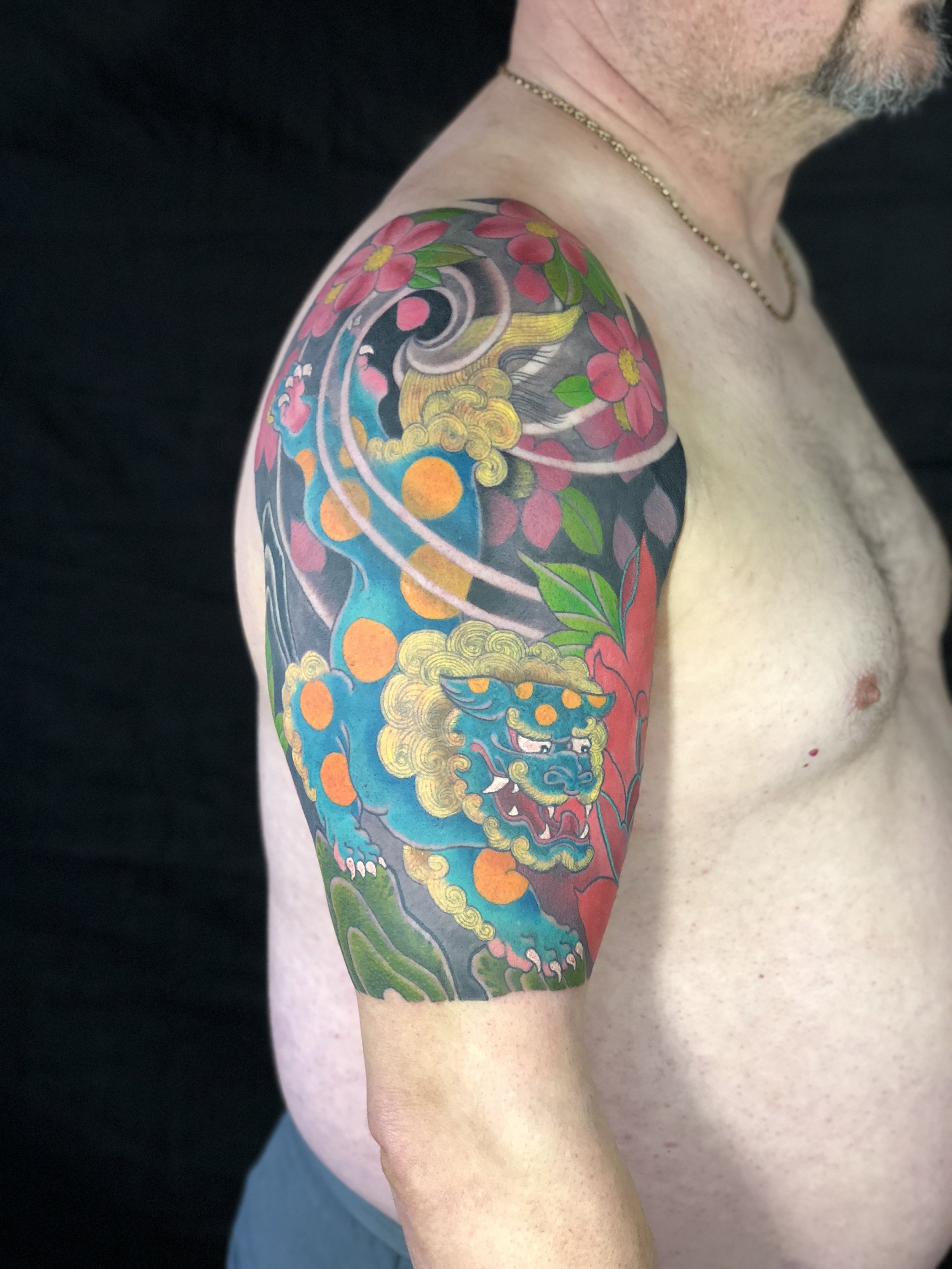Japanese tattoo Foo dog