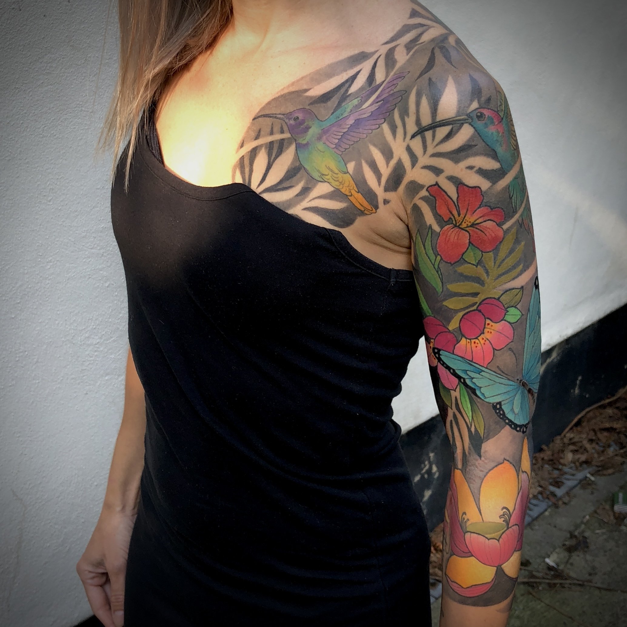 Japanese tattoo Birds and nature
