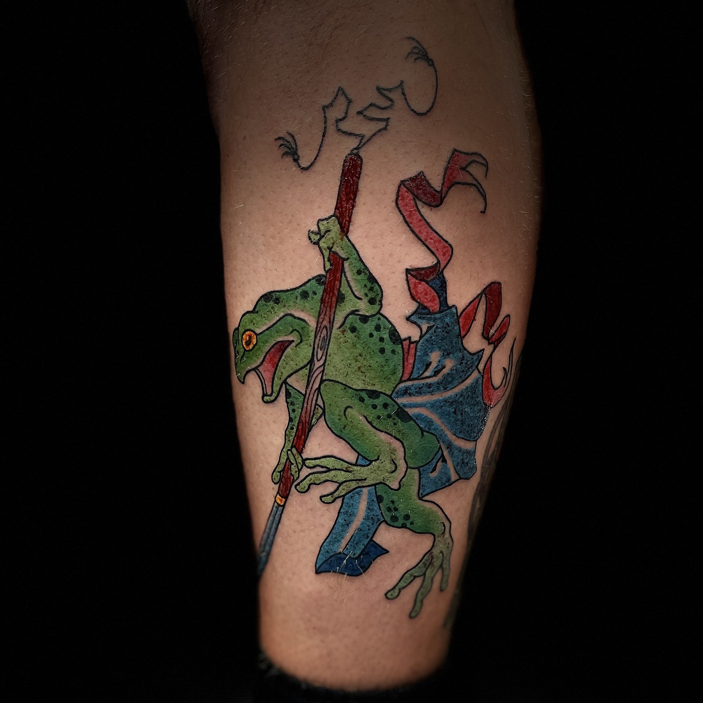 Japanese tattoo Frog