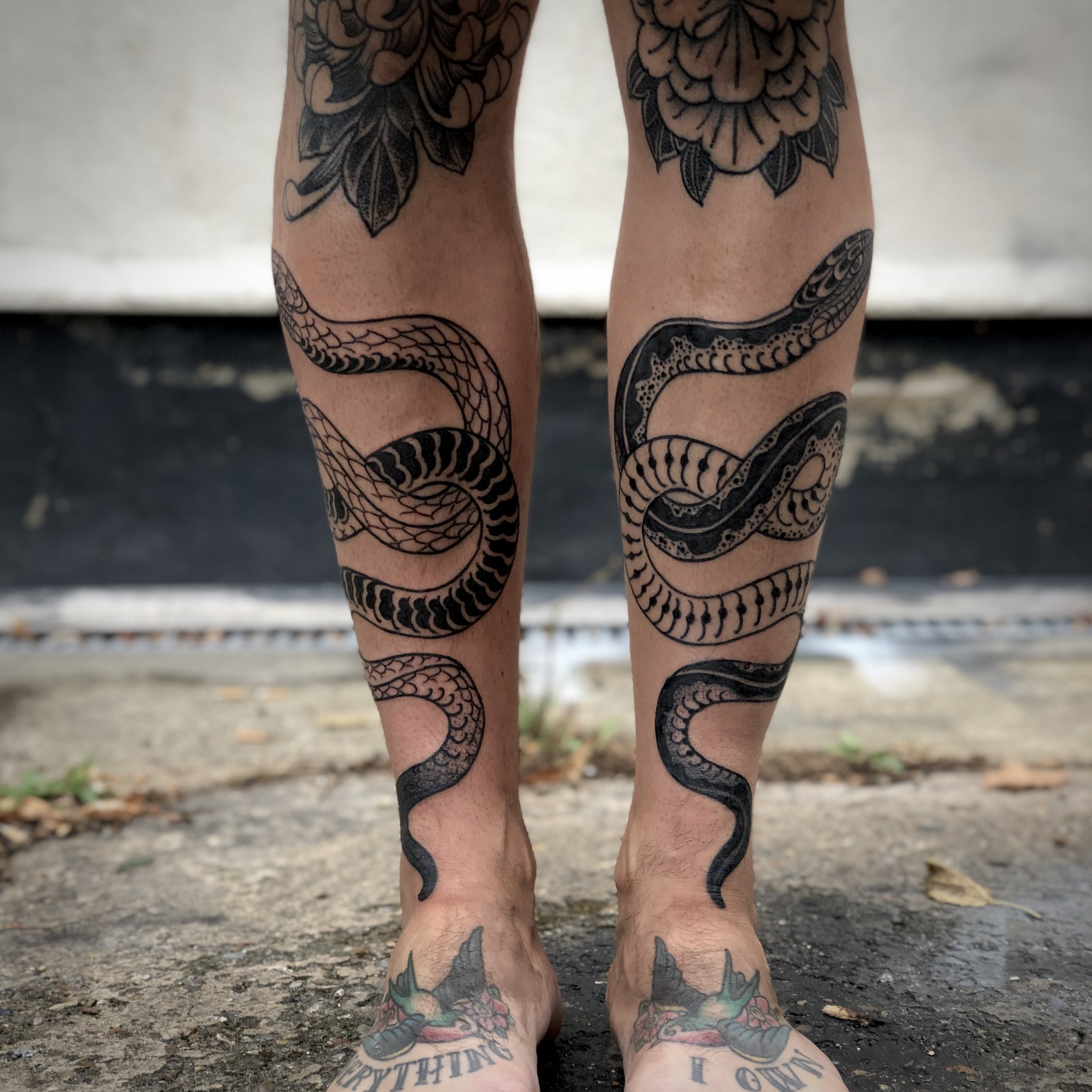 Japanese tattoo Snakes