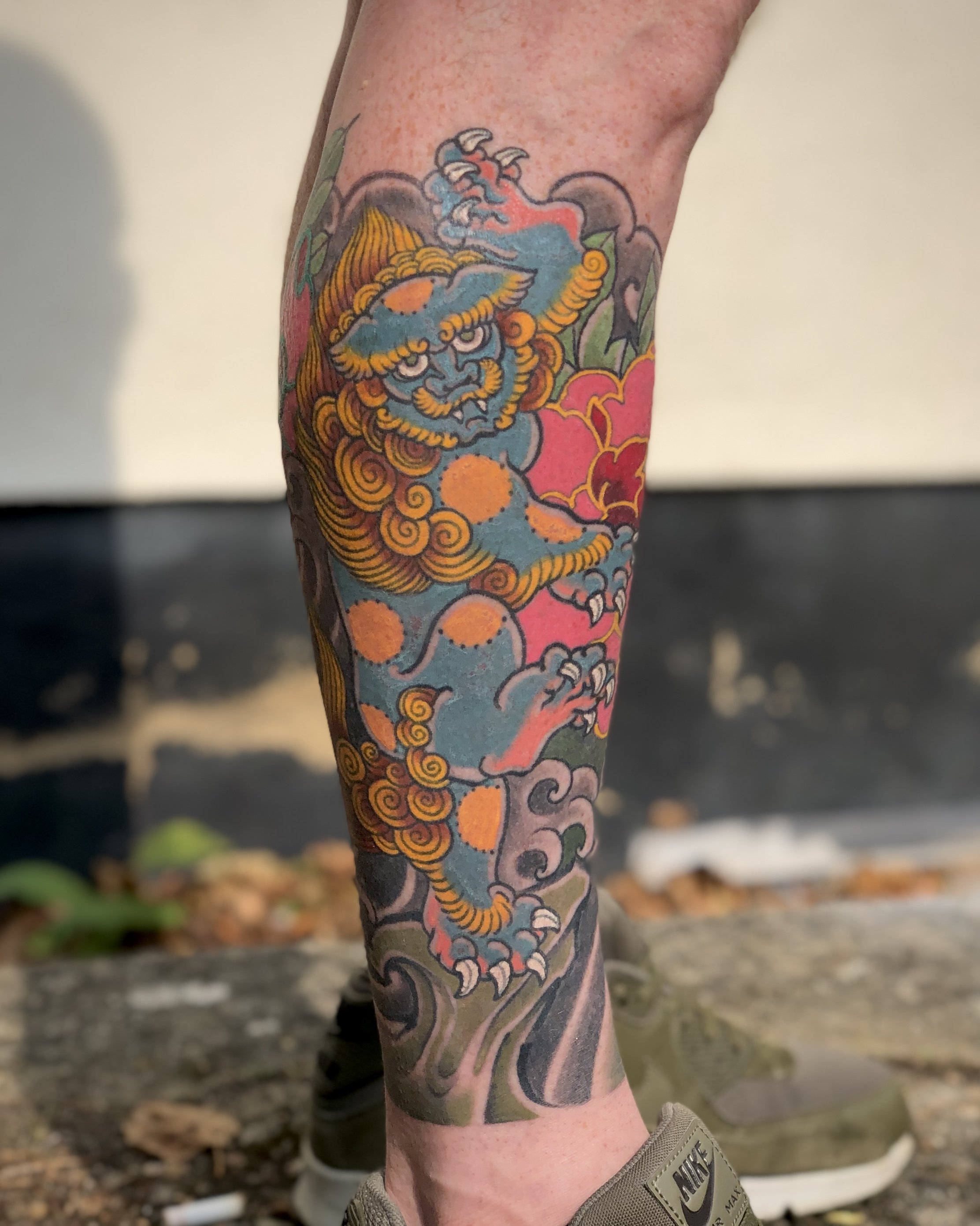 Japanese tattoo Foo dog