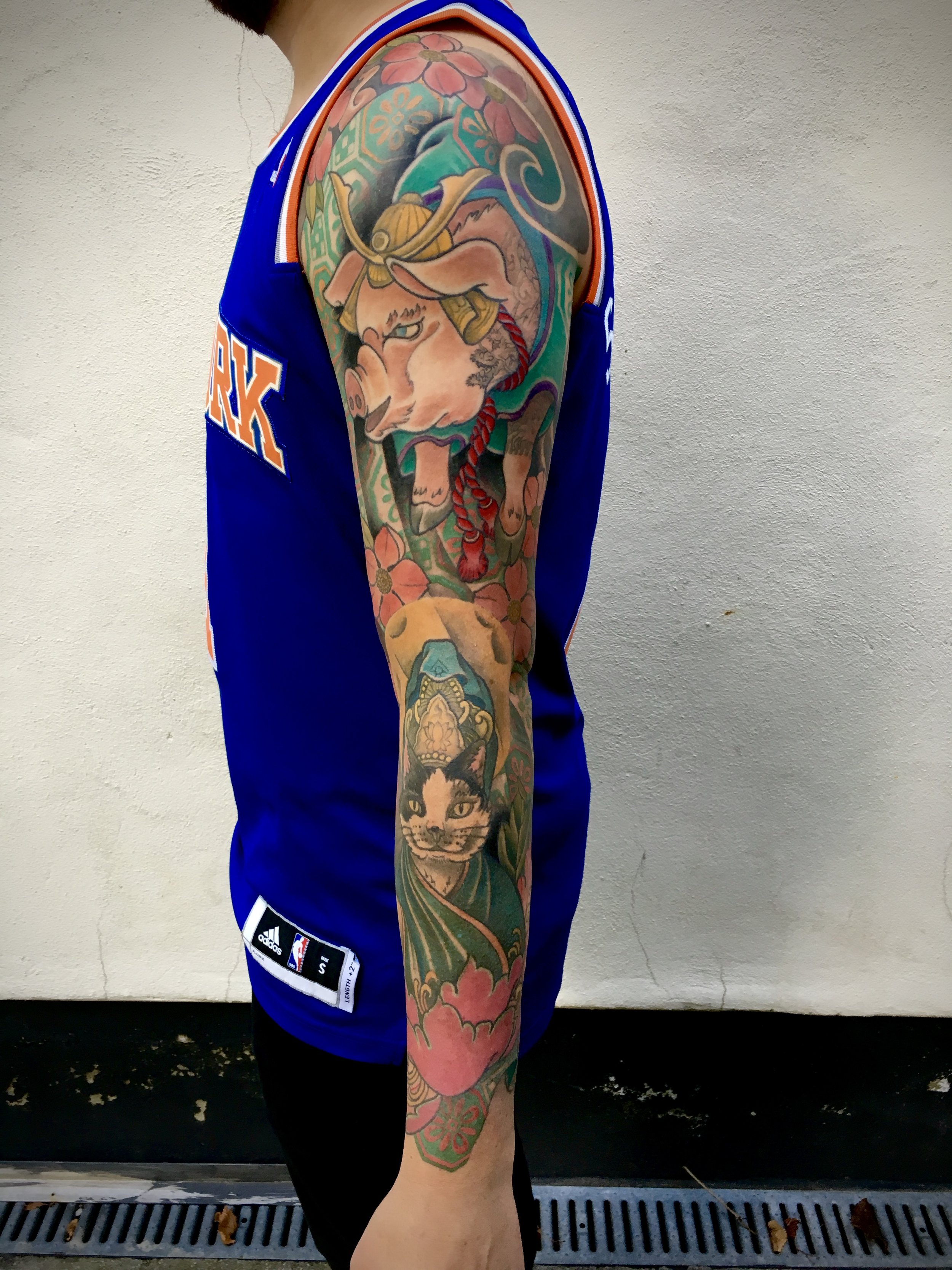 Japanese tattoo Pig sleeve