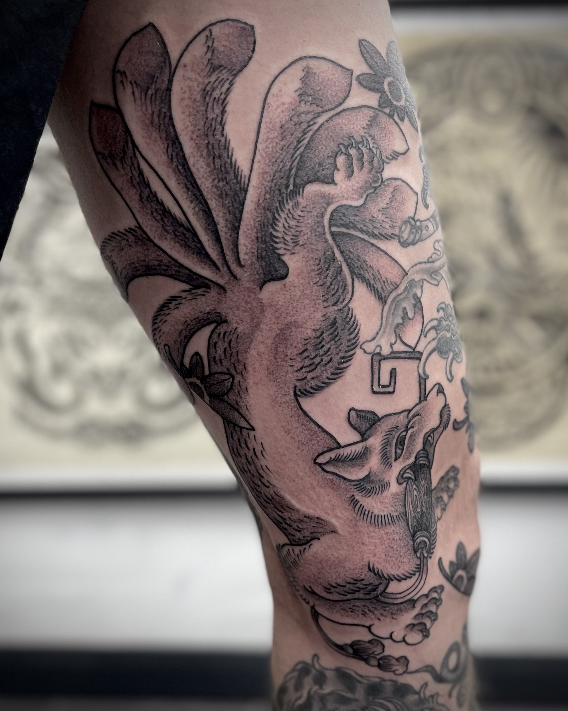 Japanese tattoo Kitsune