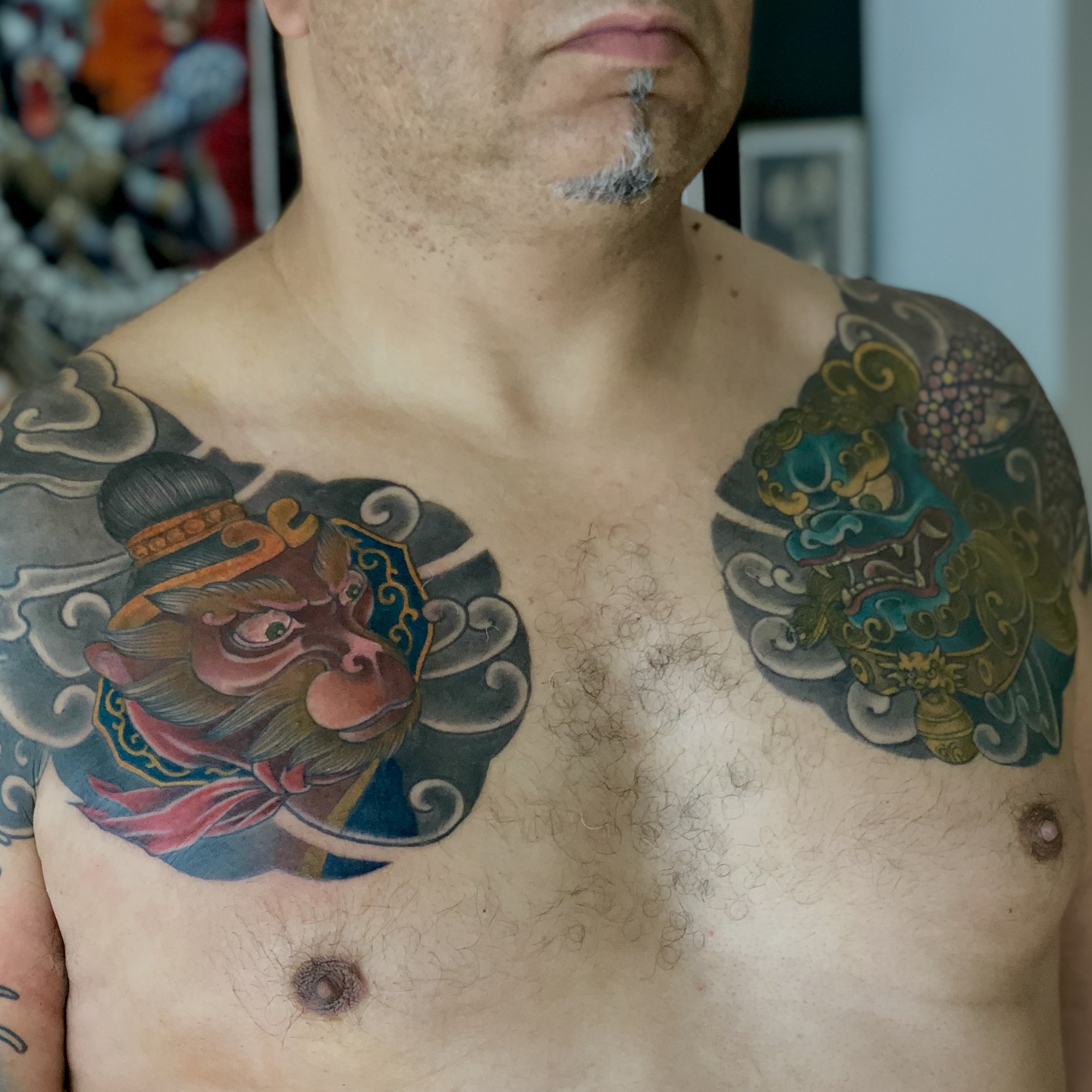 Japanese tattoo Chest