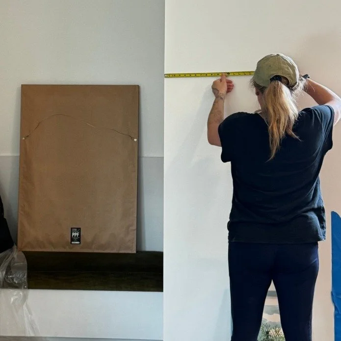 Art hanging: an art and a science 🖼️

Installing every piece of art at Gather RI&mdash;from our Portrait Gallery to the boardroom&mdash;took precision, expertise, and 5 full days. 

Thank you to our friends at @providencepictureframe, especially Car